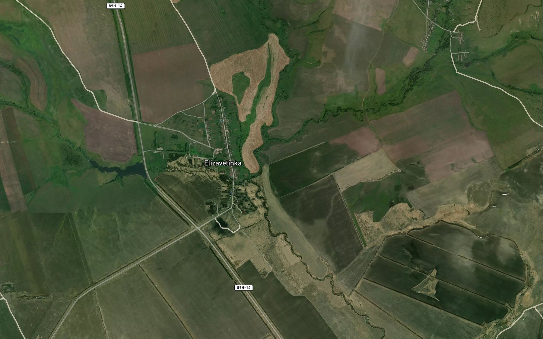 Satellite map of the Kurtymka