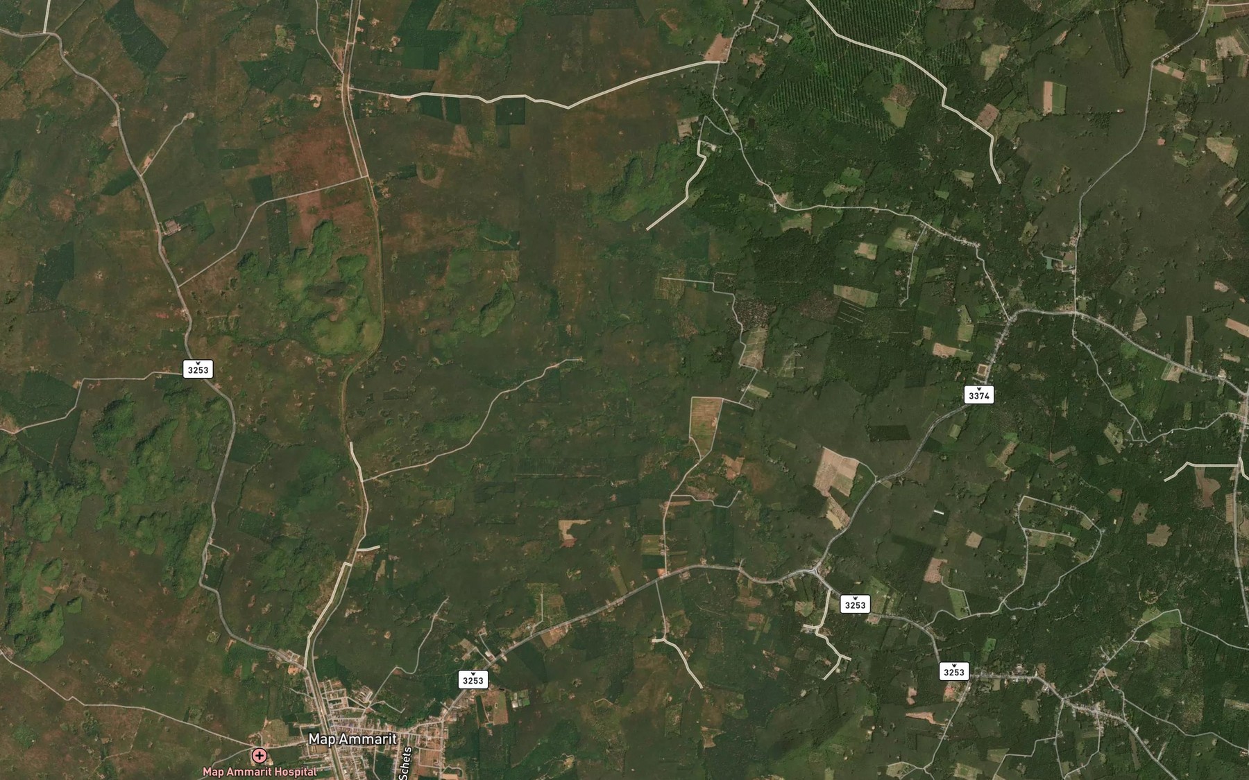 Satellite map of the Huai Tha Na