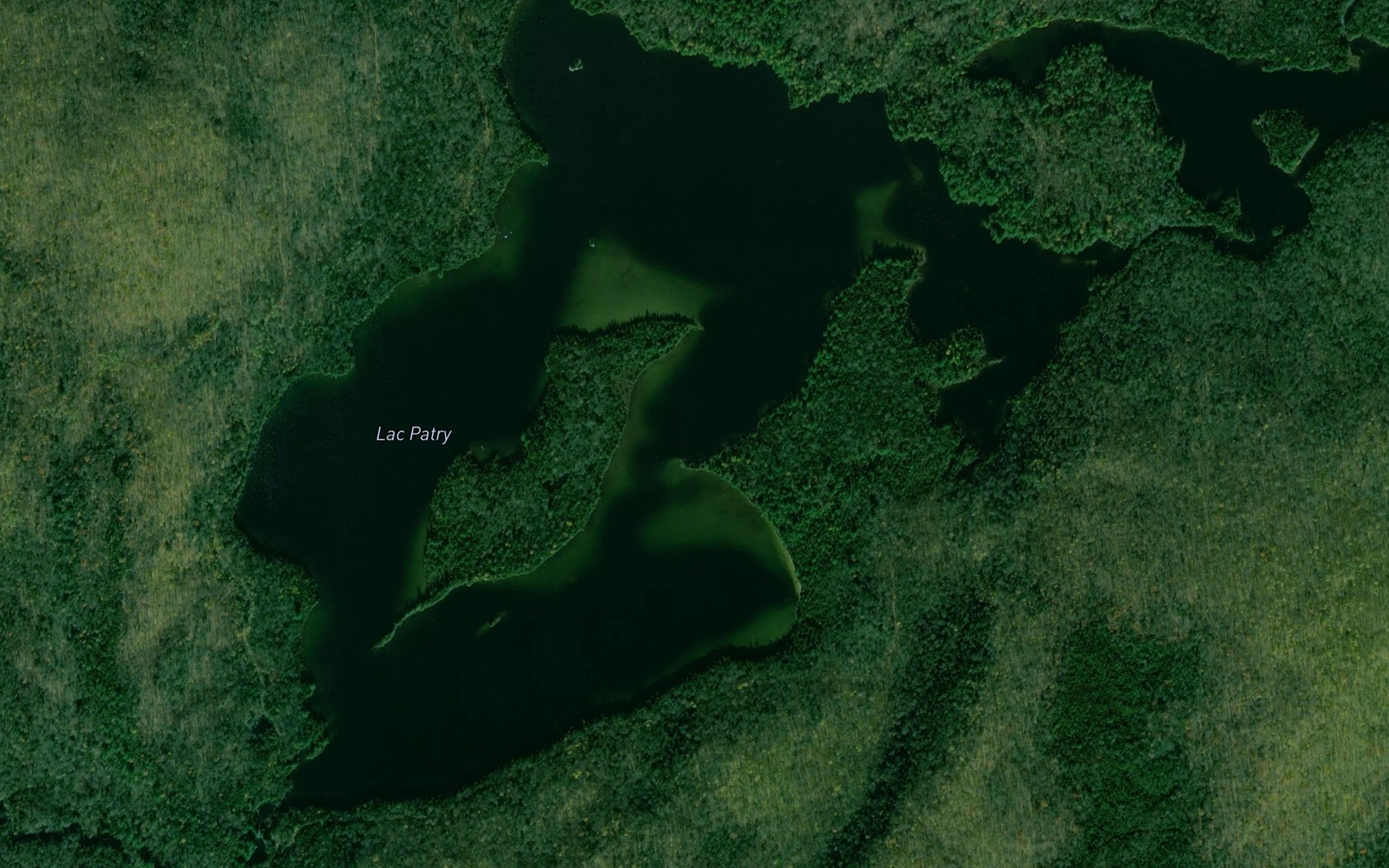 Satellite map of the Lac Patry