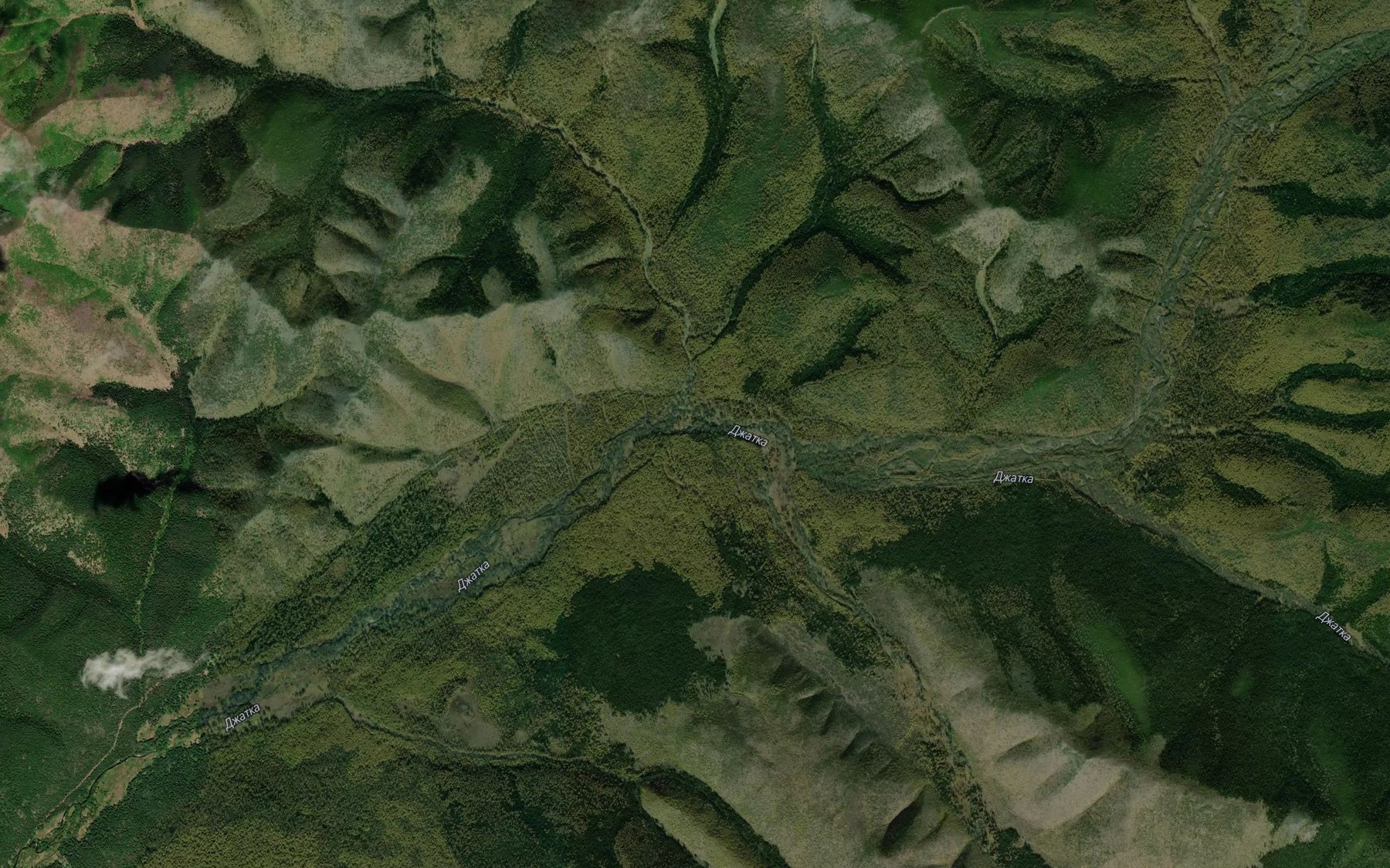 Satellite map of the Izvilistyy