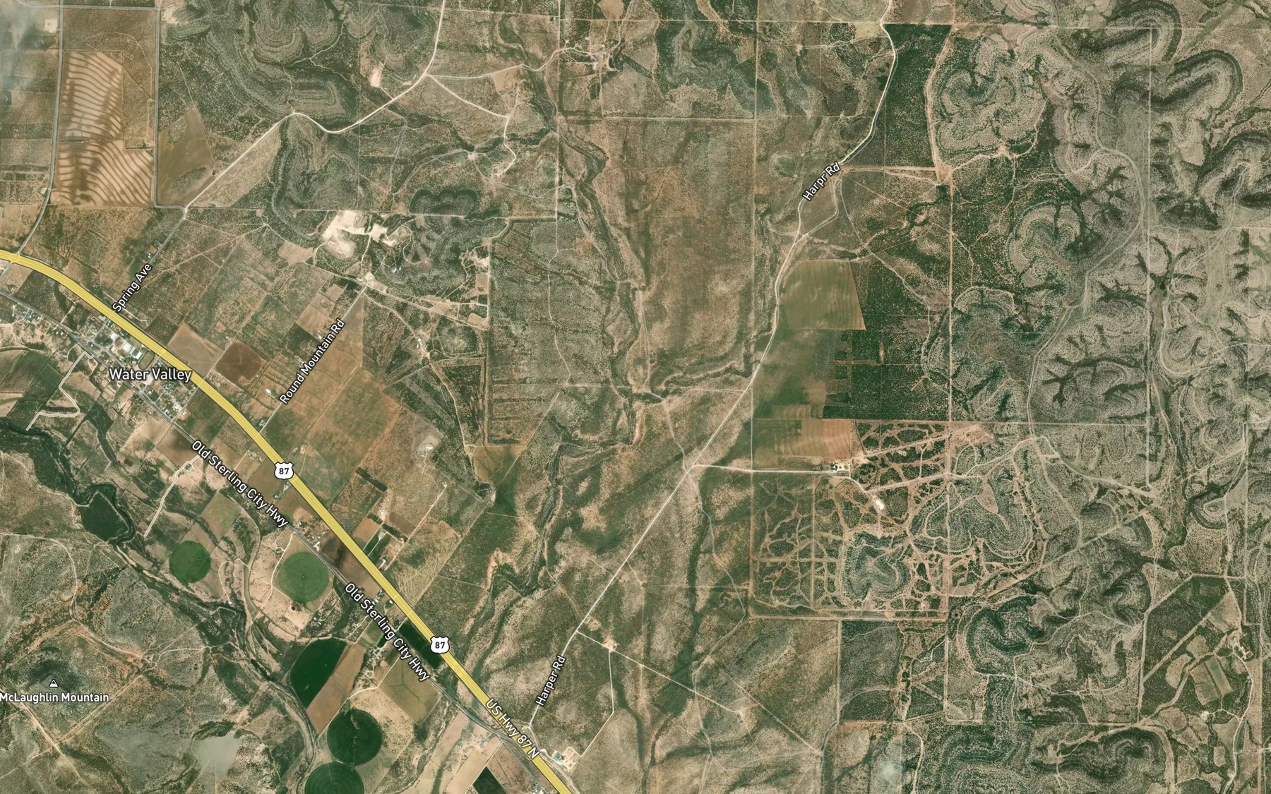 Satellite map of the West Fork Chalk Creek