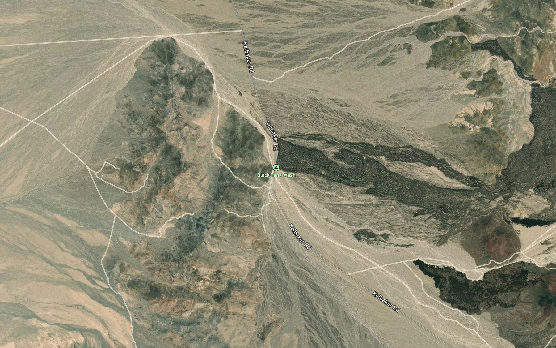 Satellite map of the Black Tank Wash