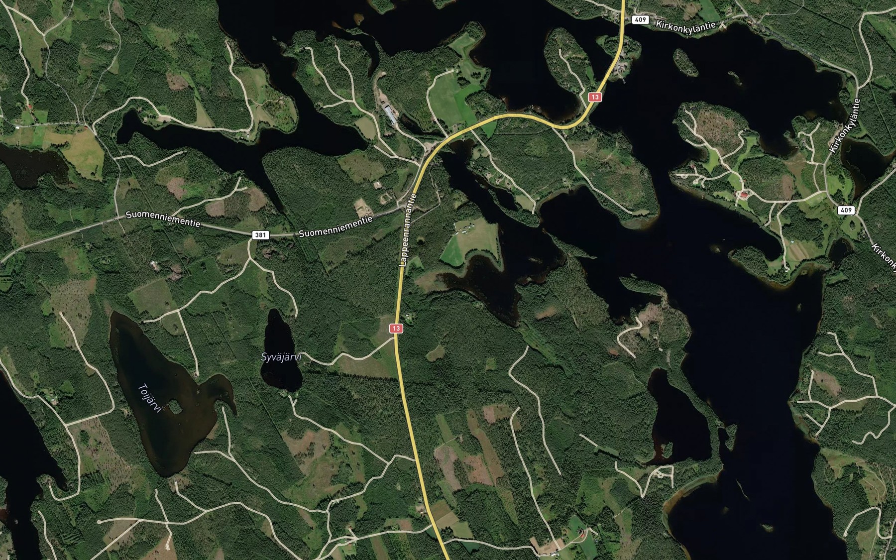 Satellite map of the Likasinlahti