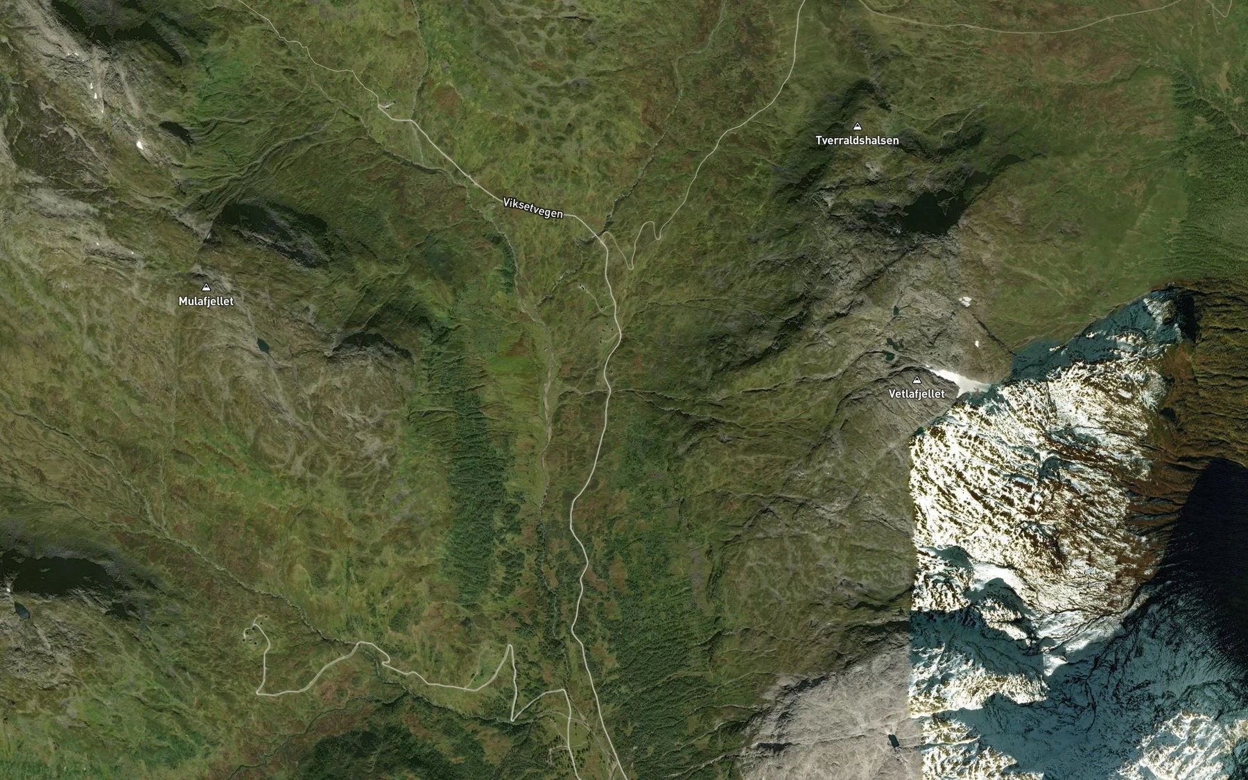 Satellite map of the Hemresgroi