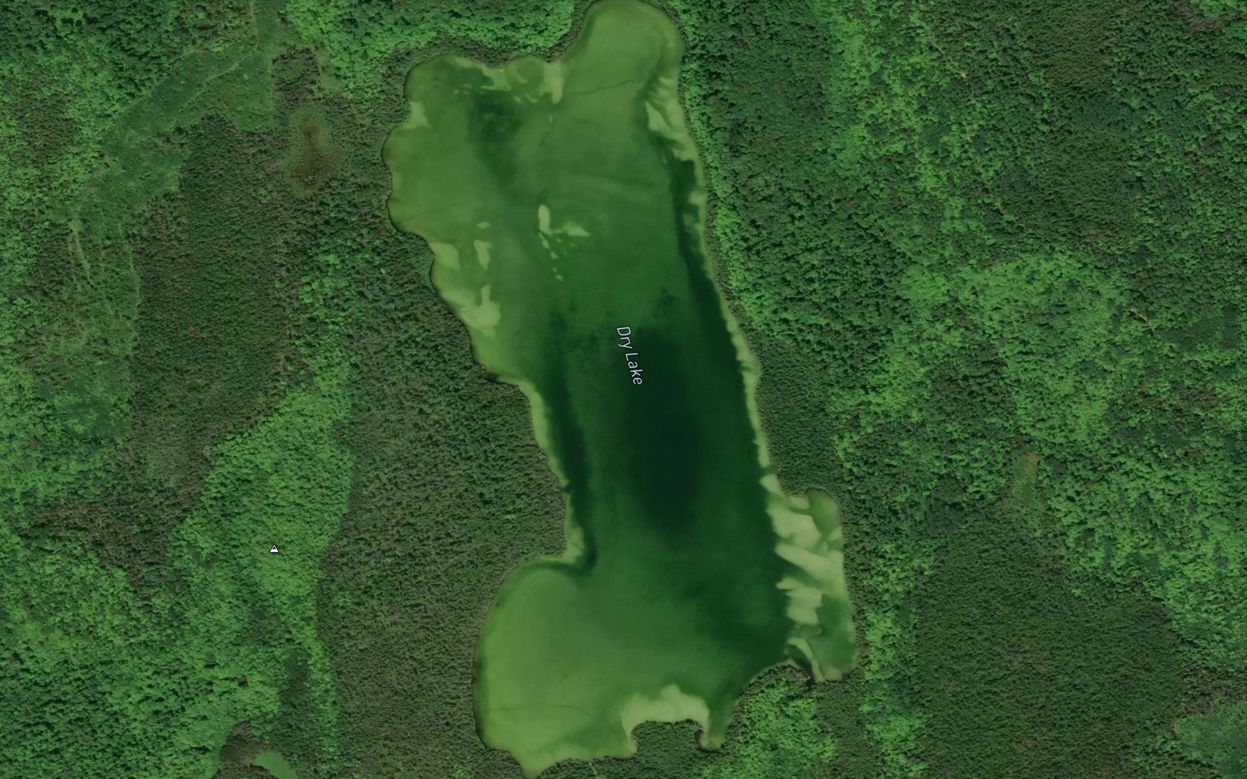 Satellite map of the Dry Lake