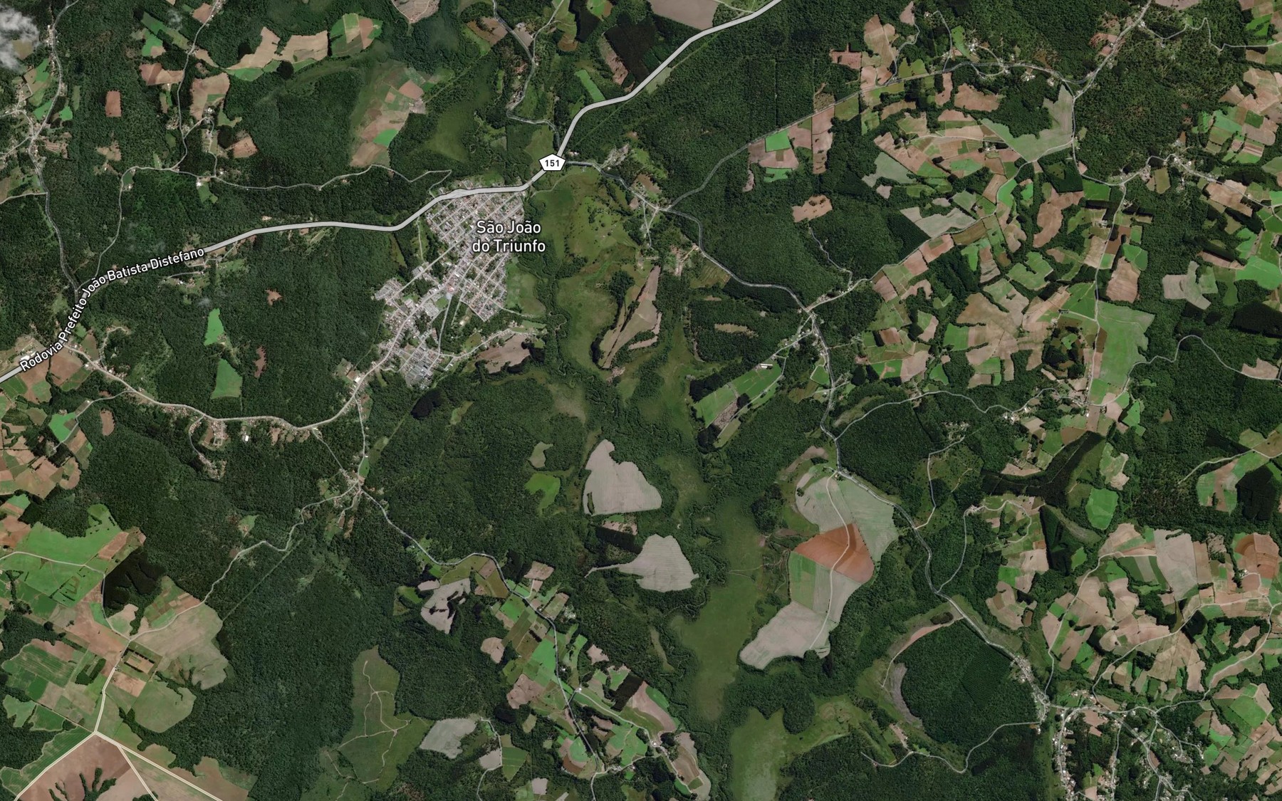 Satellite map of the Arroio do Belchior