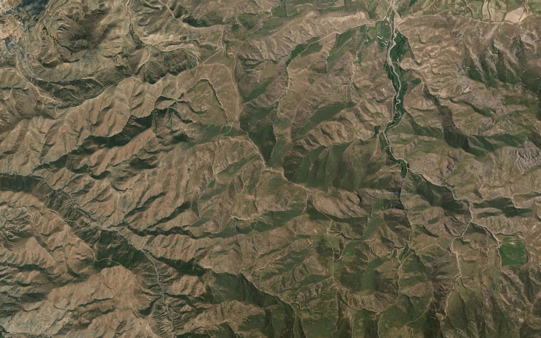 Satellite map of the Rodnik Uzuk-Dzhylga