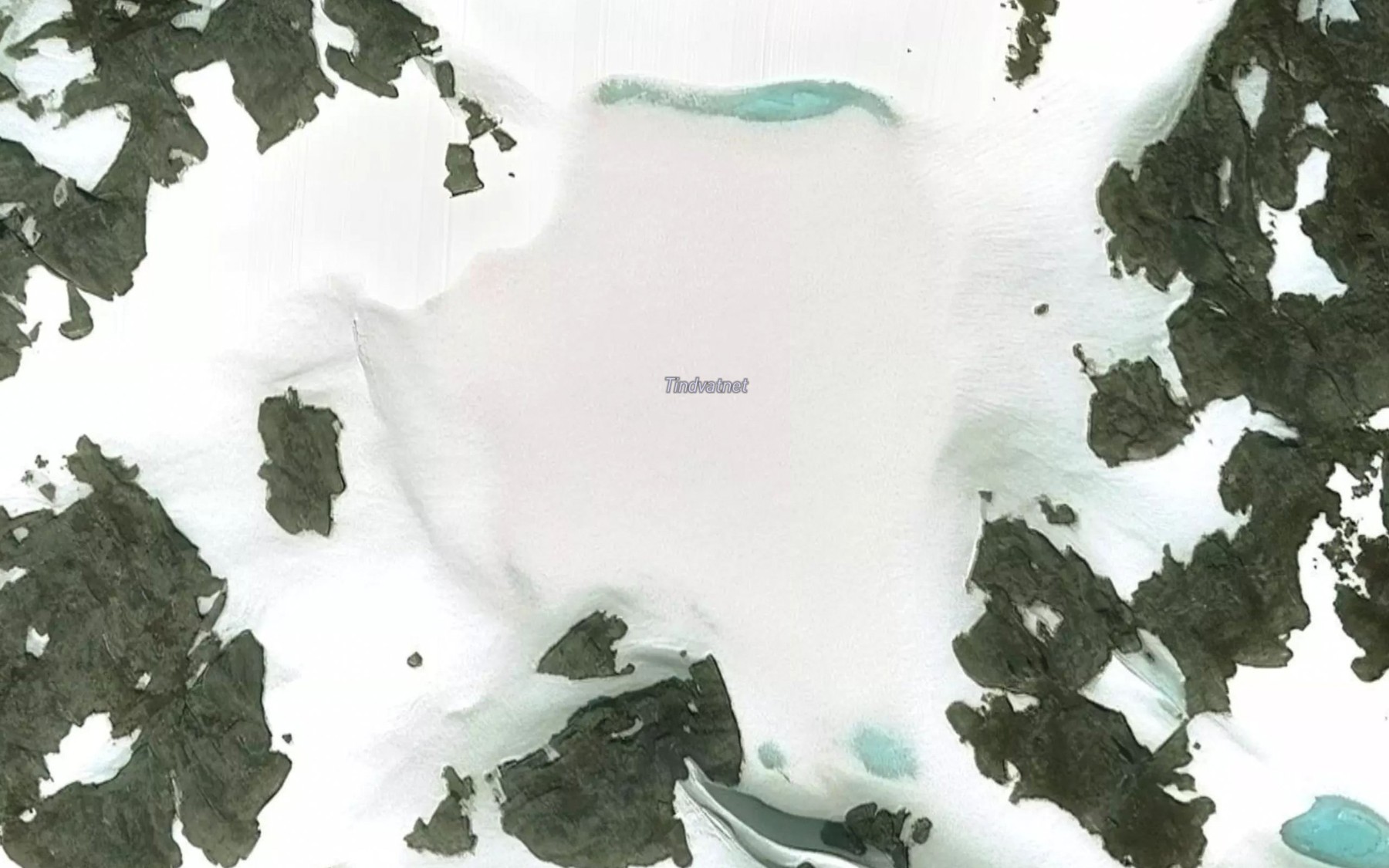 Satellite map of the Tindvatnet