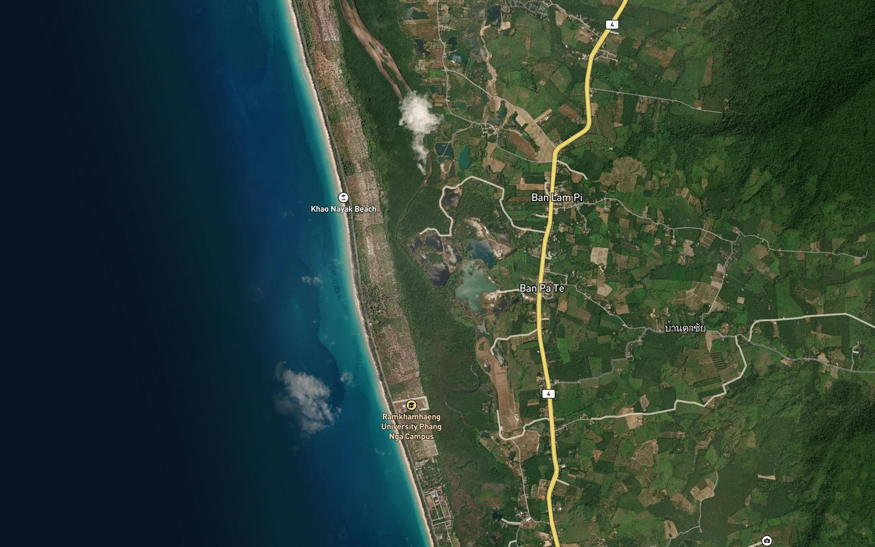 Satellite map of the Nong Mueang