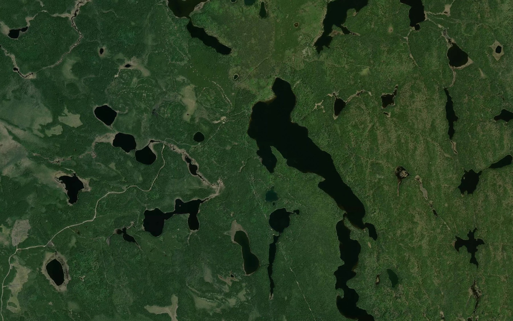 Satellite map of the Belt Creek