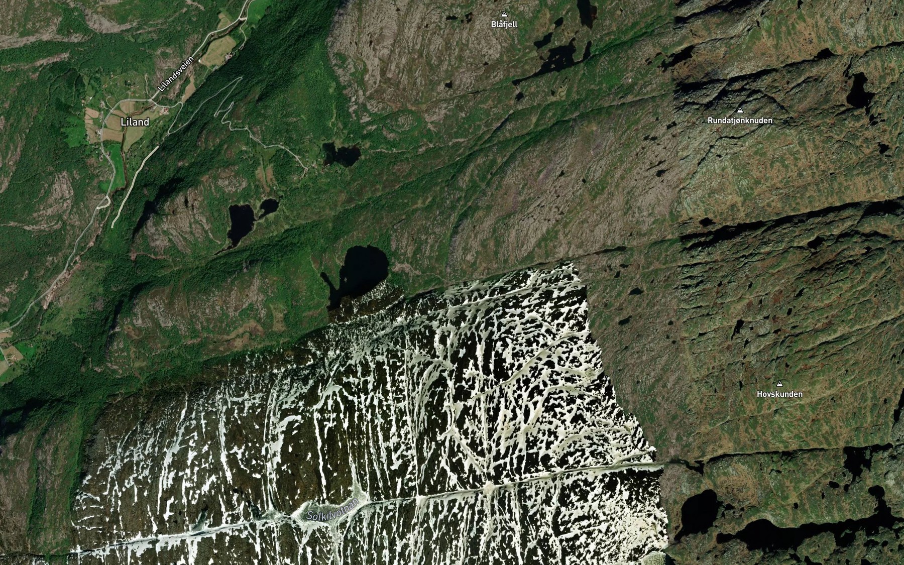 Satellite map of the Snofonnbekken