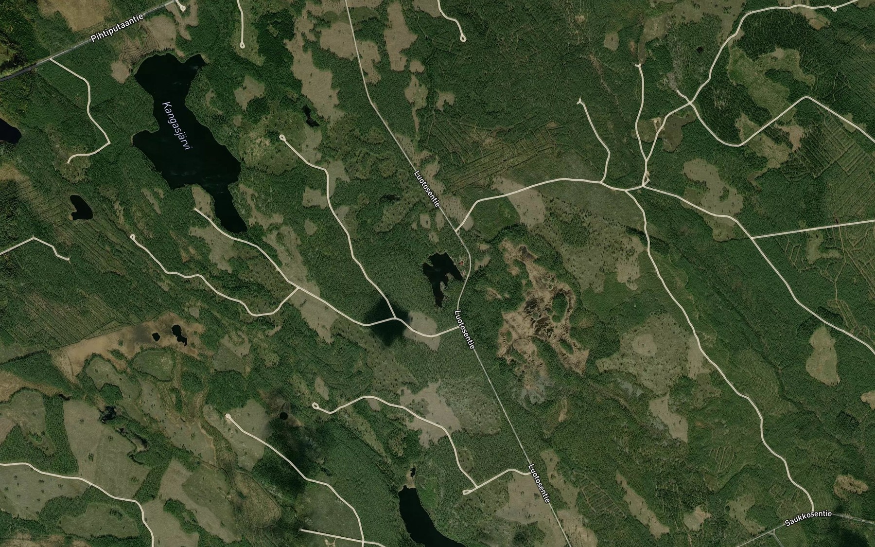Satellite map of the Luotonen