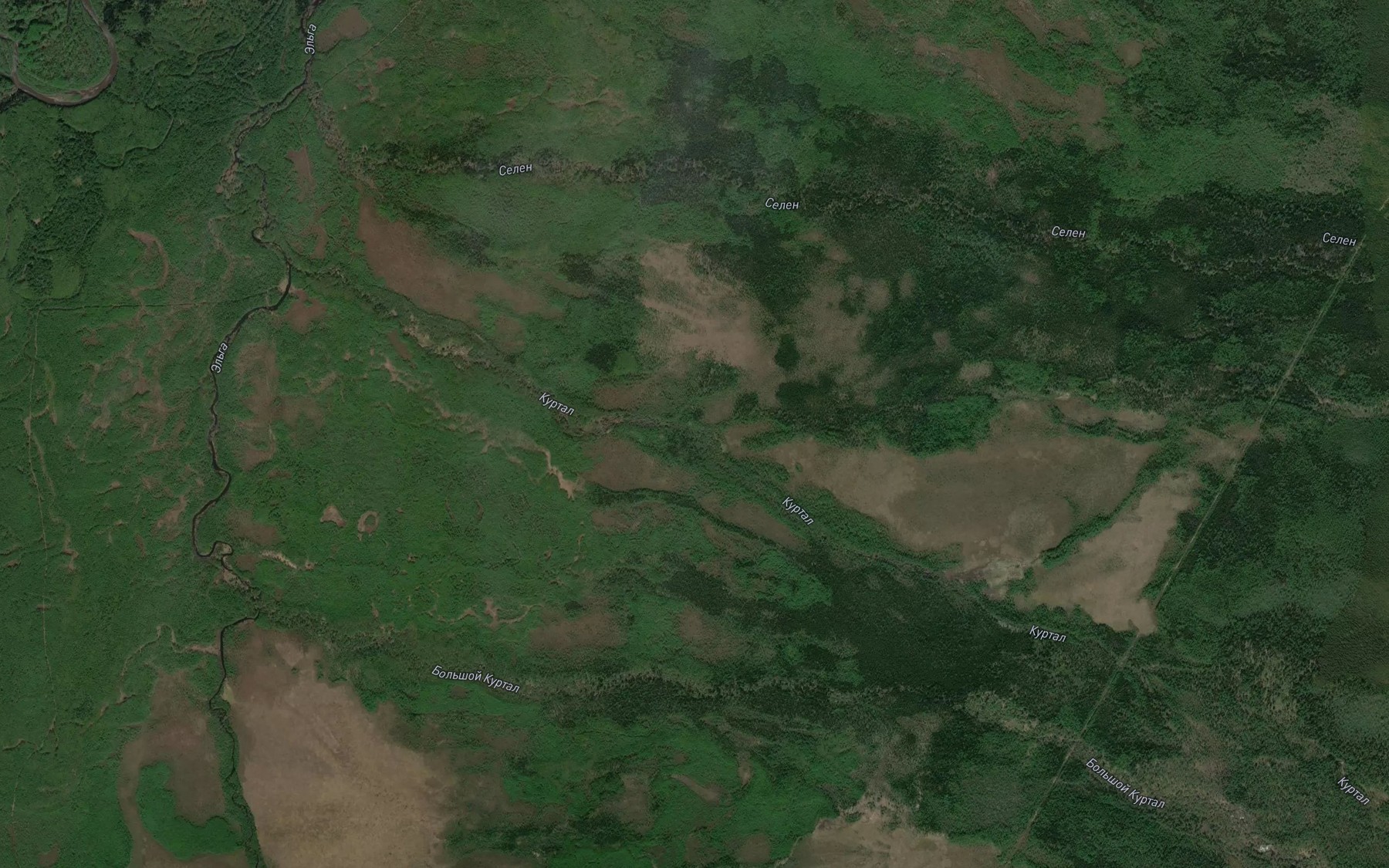 Satellite map of the Veselyy