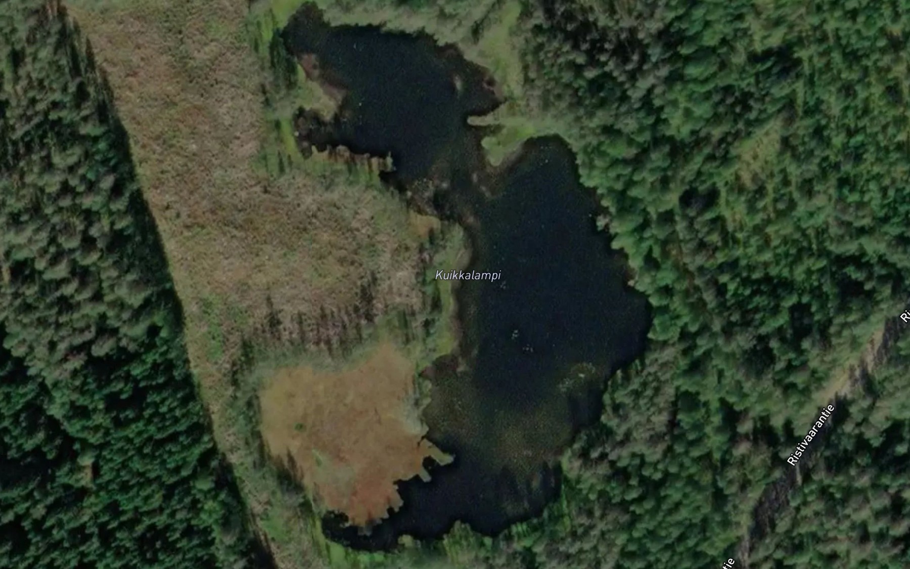 Satellite map of the Kuikkalampi