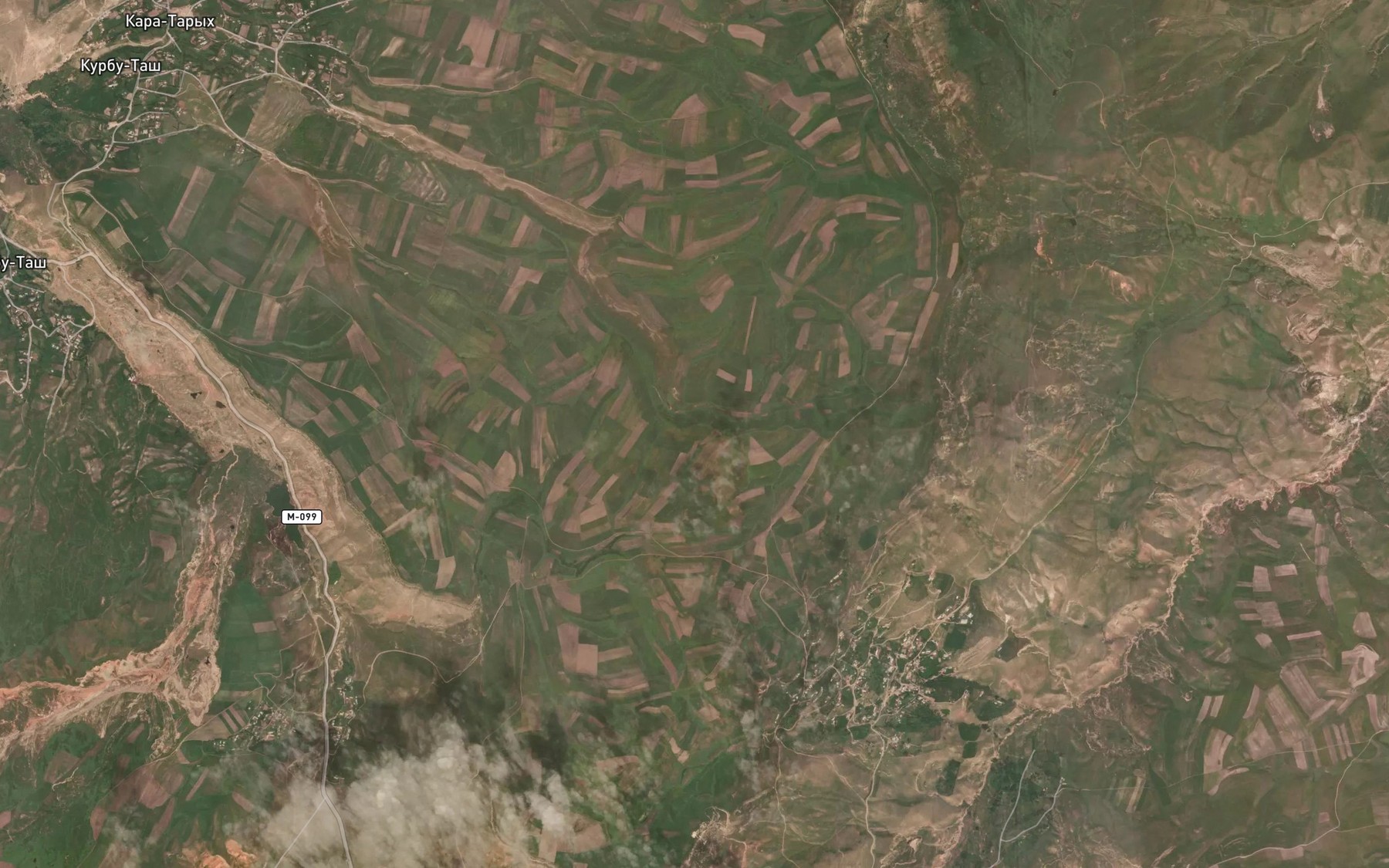 Satellite map of the Rodnik Ak-Bashat