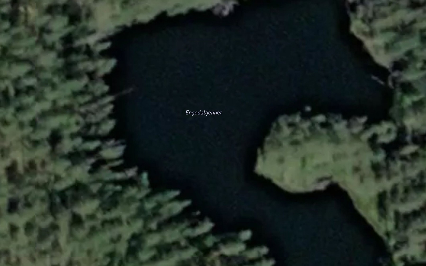 Satellite map of the Engedaltjennet