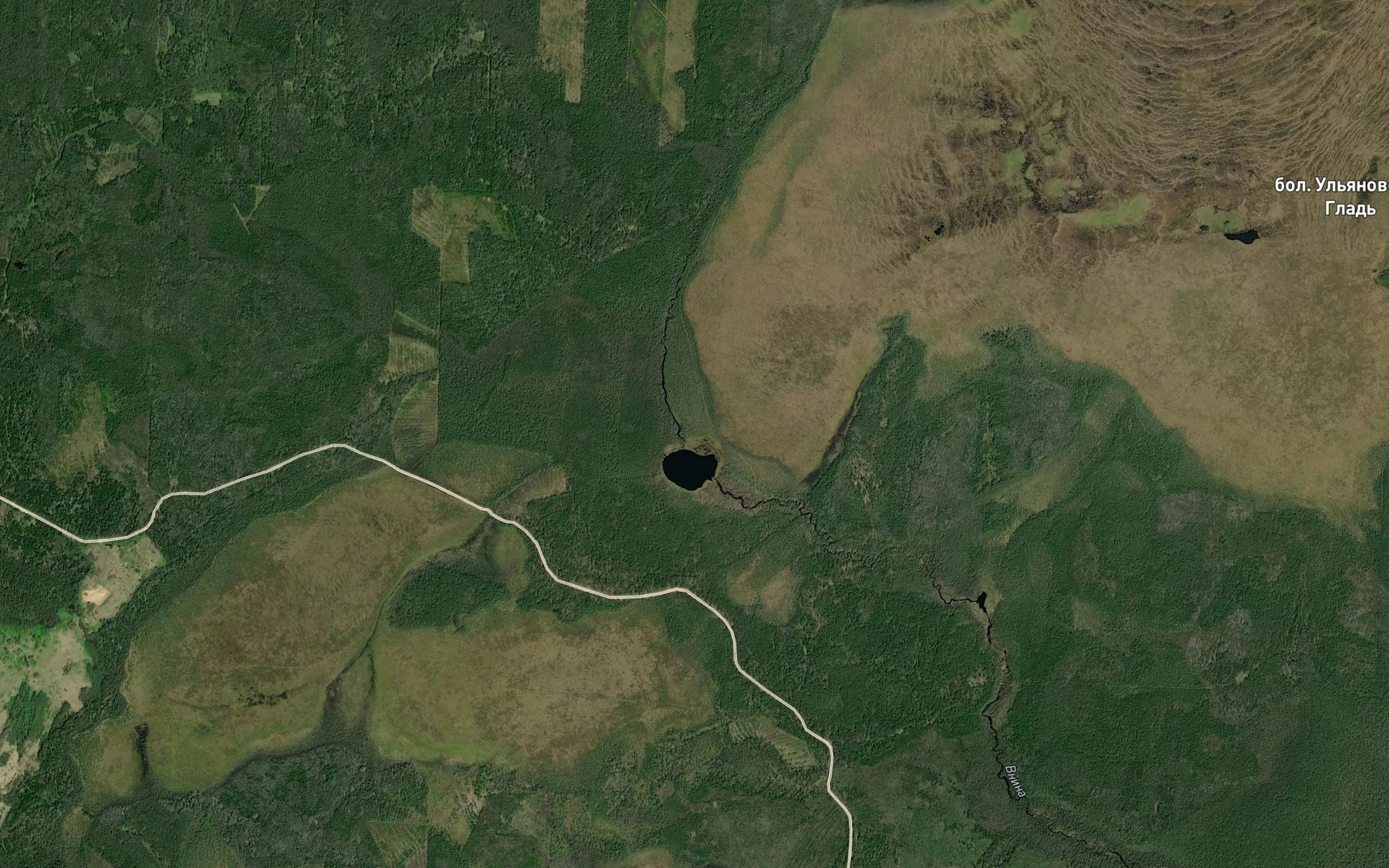 Satellite map of the Goritskaya