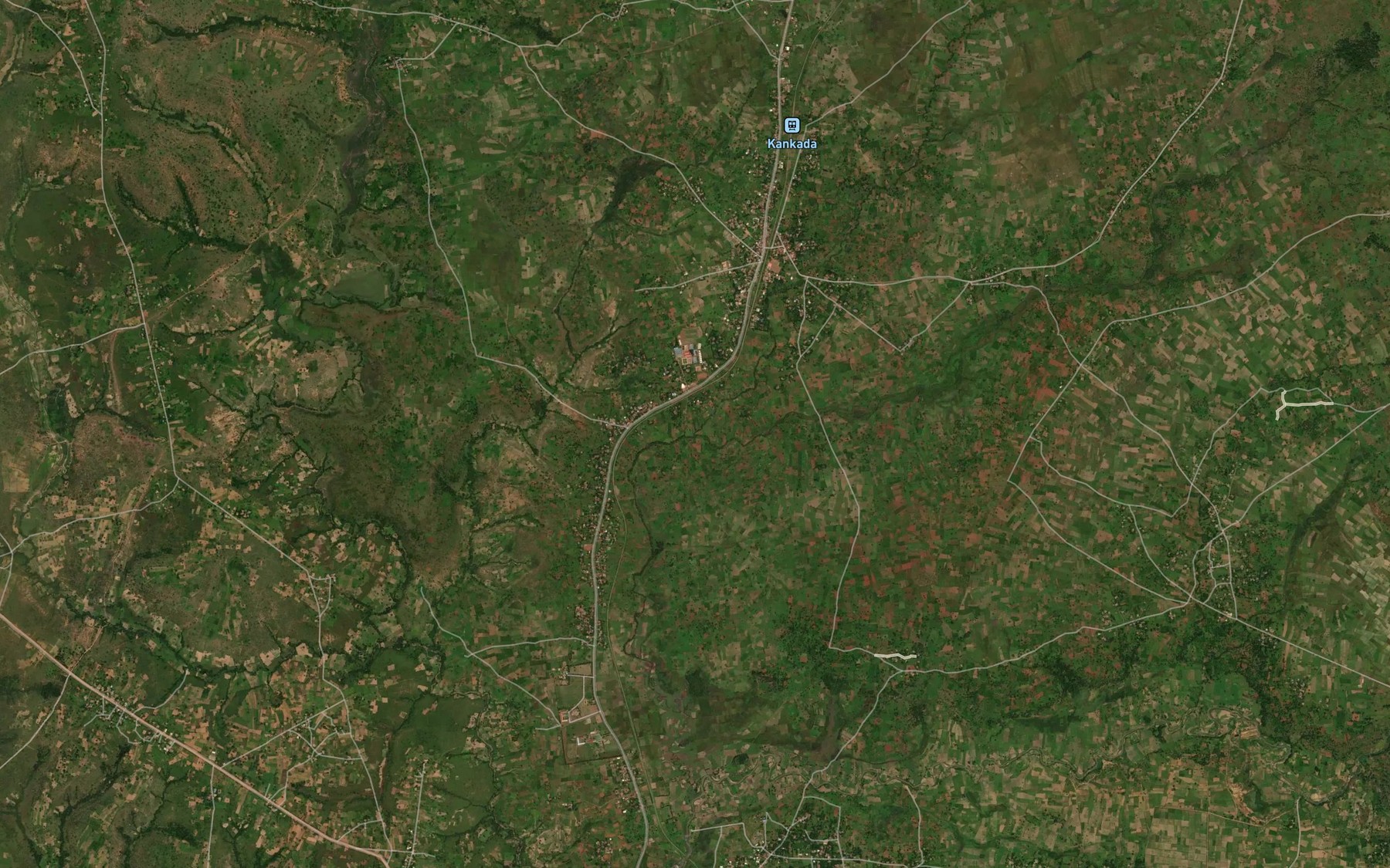 Satellite map of the River Jankassa
