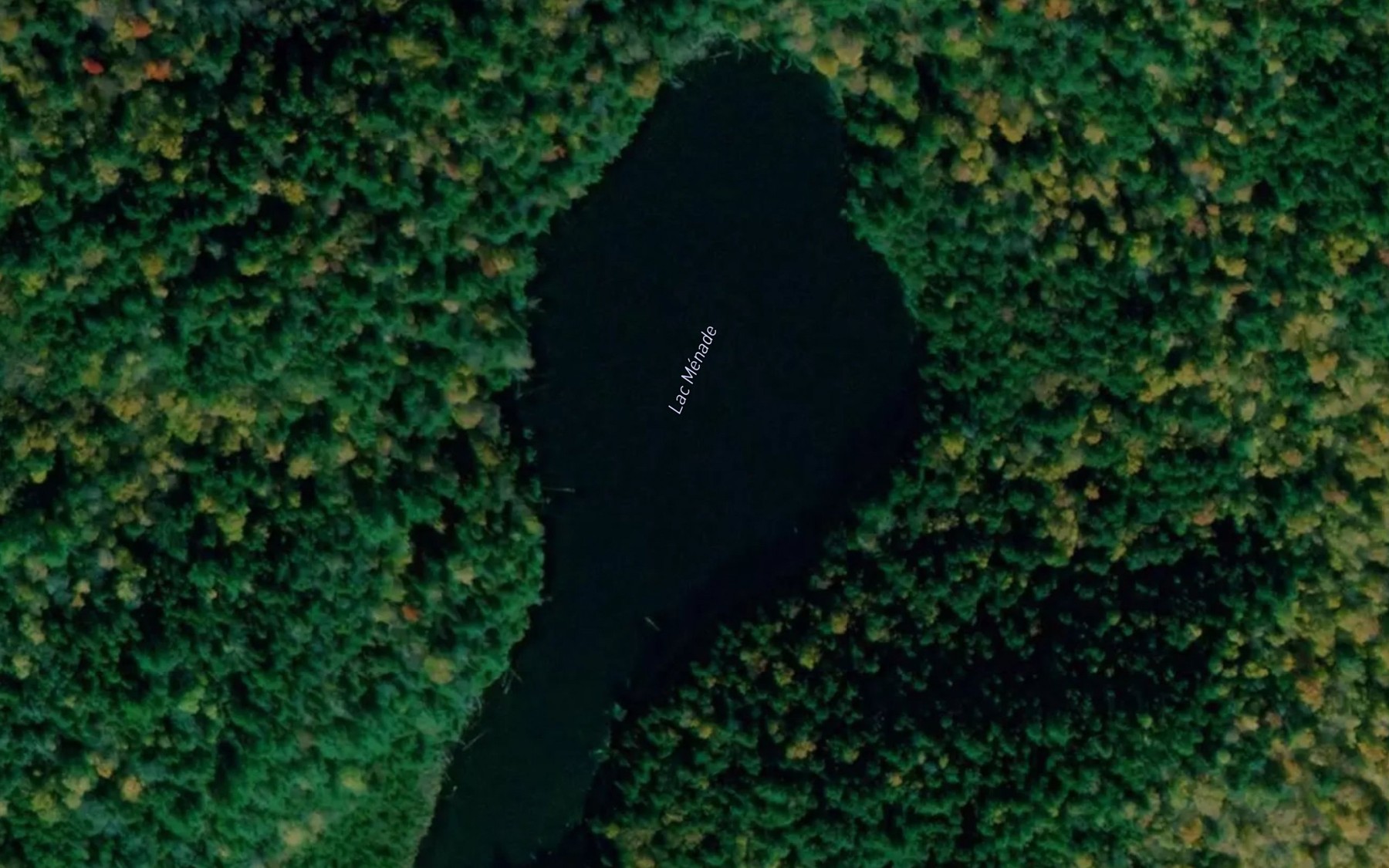Satellite map of the Lac Menade
