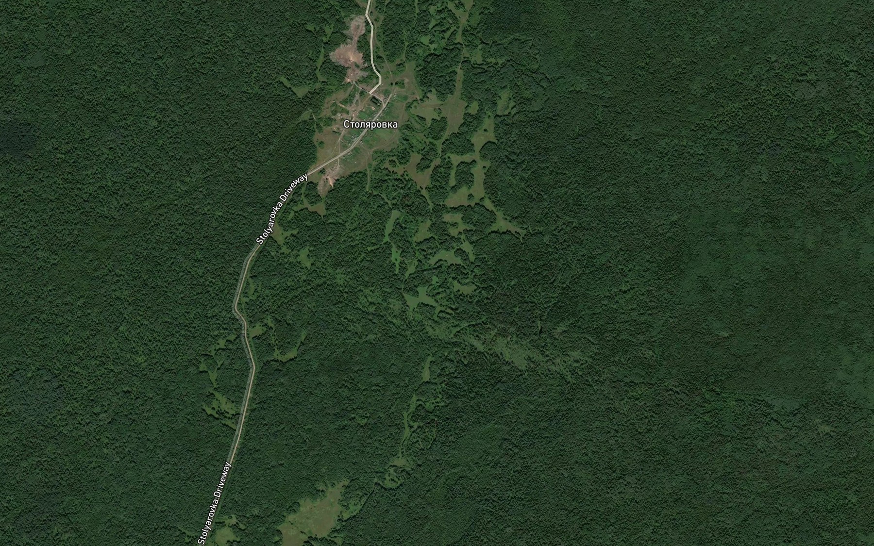 Satellite map of the Bayukovka