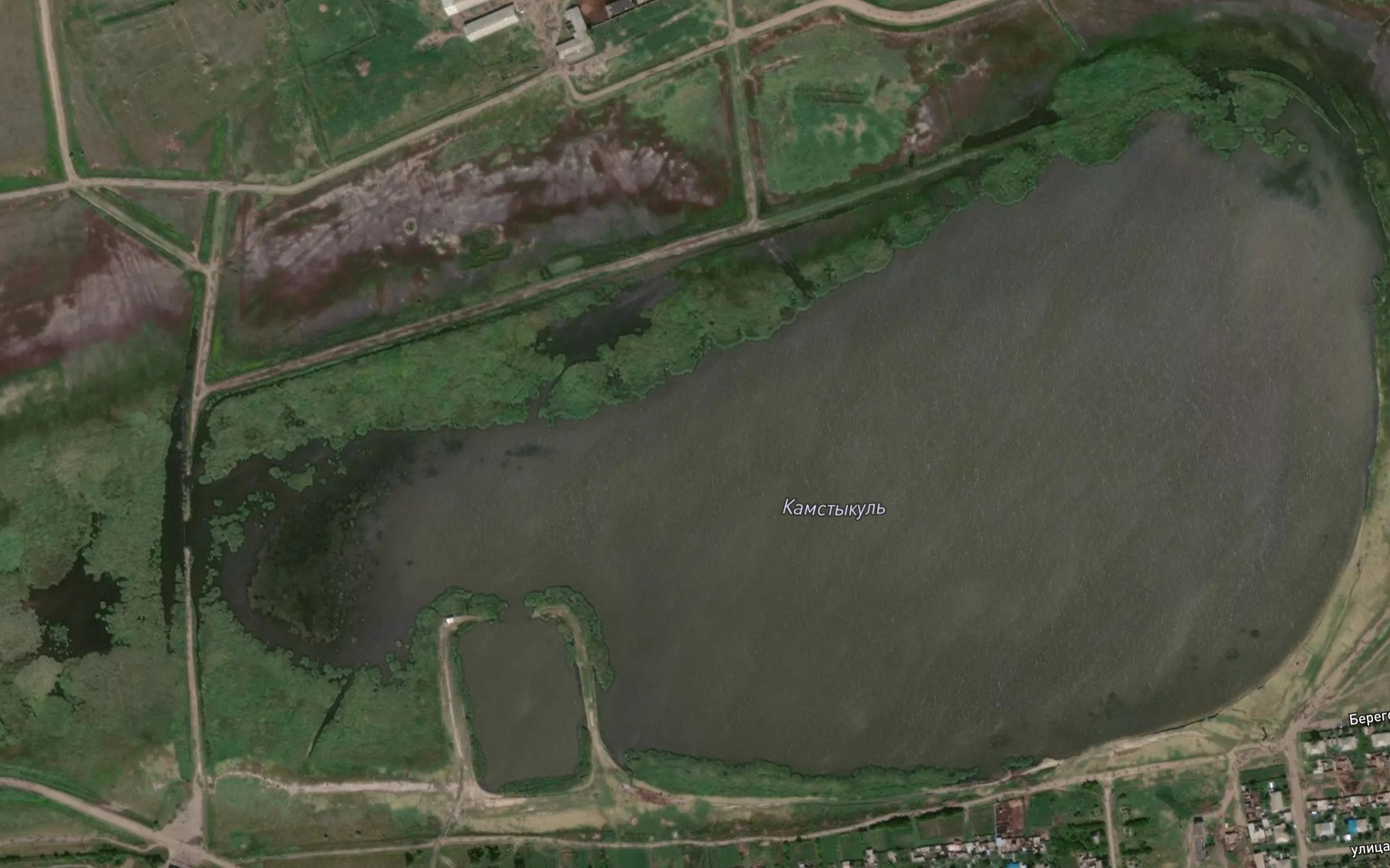 Satellite map of the Ozero Uzynkul'