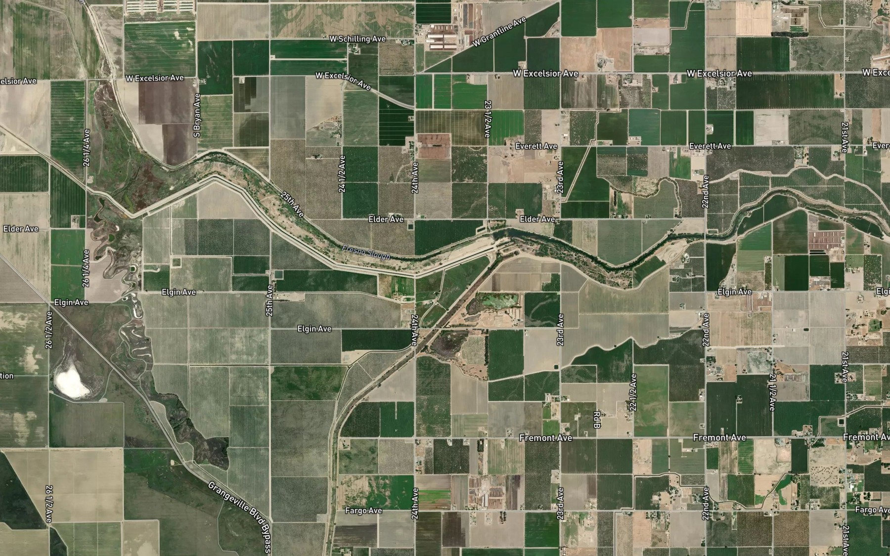 Satellite map of the South Branch Summit Lake Ditch