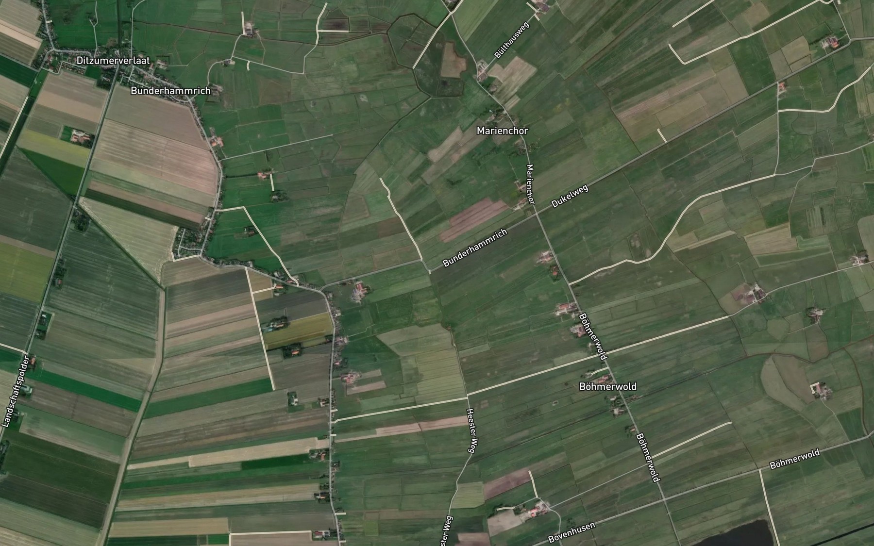 Satellite map of the Jemgumer Sieltief