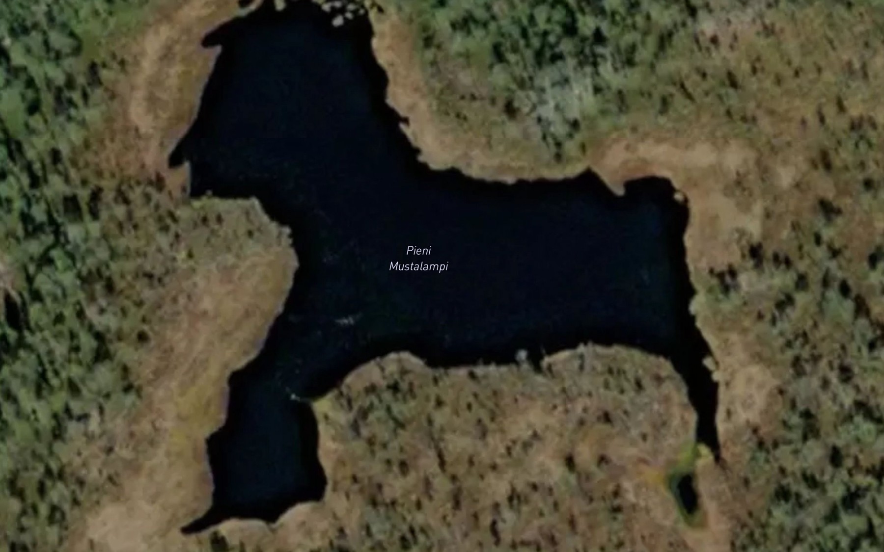 Satellite map of the Pieni Mustalampi