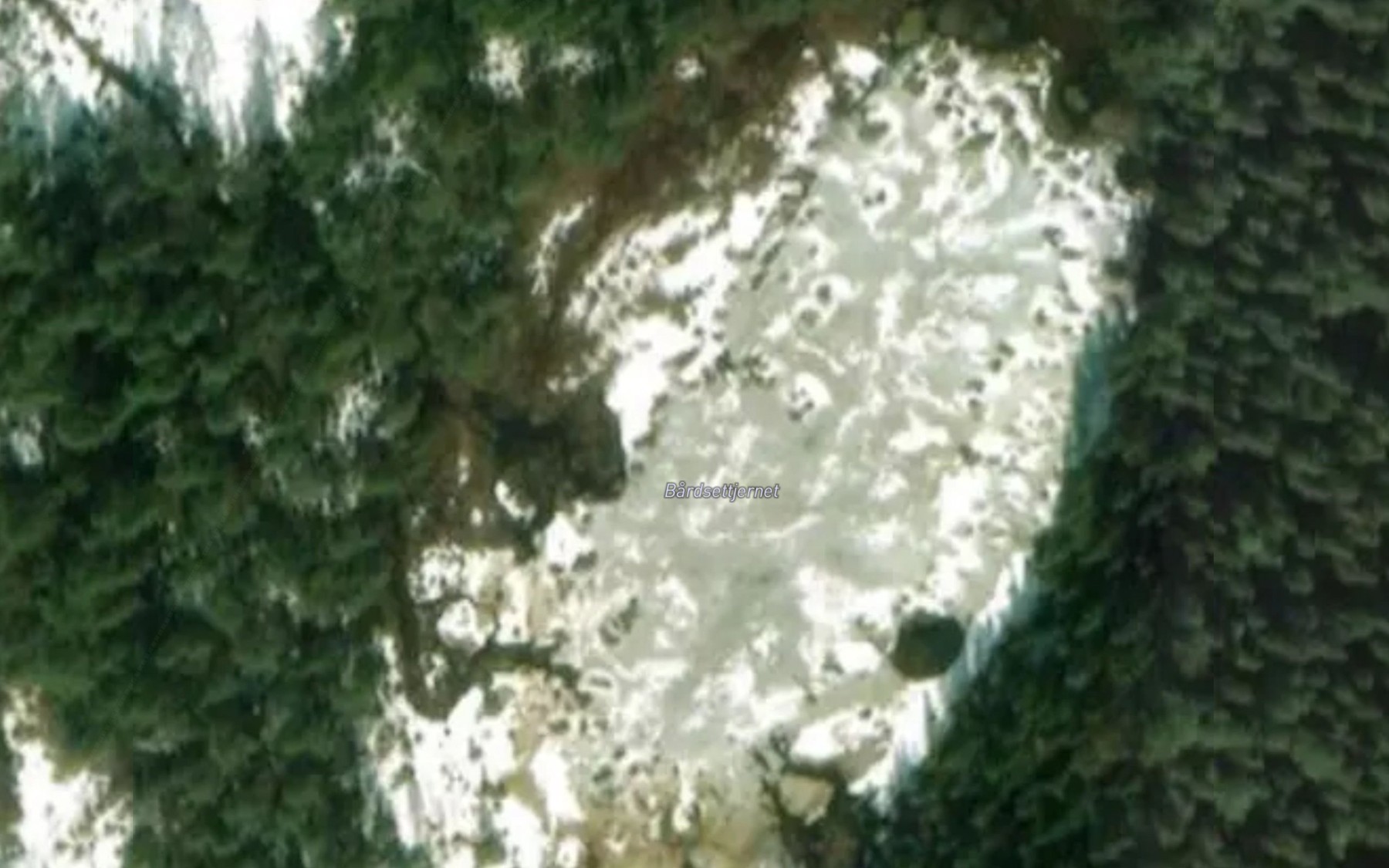 Satellite map of the Bardsettjernet