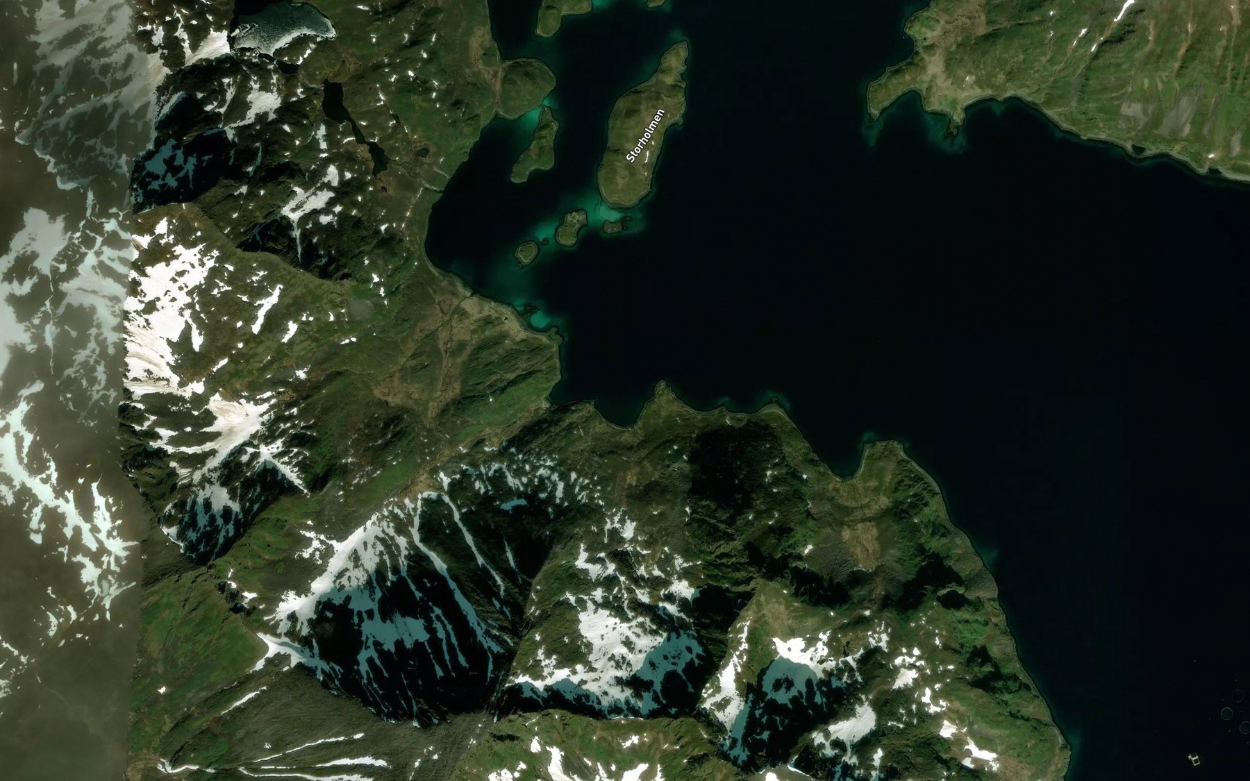 Satellite map of the Sorbotn