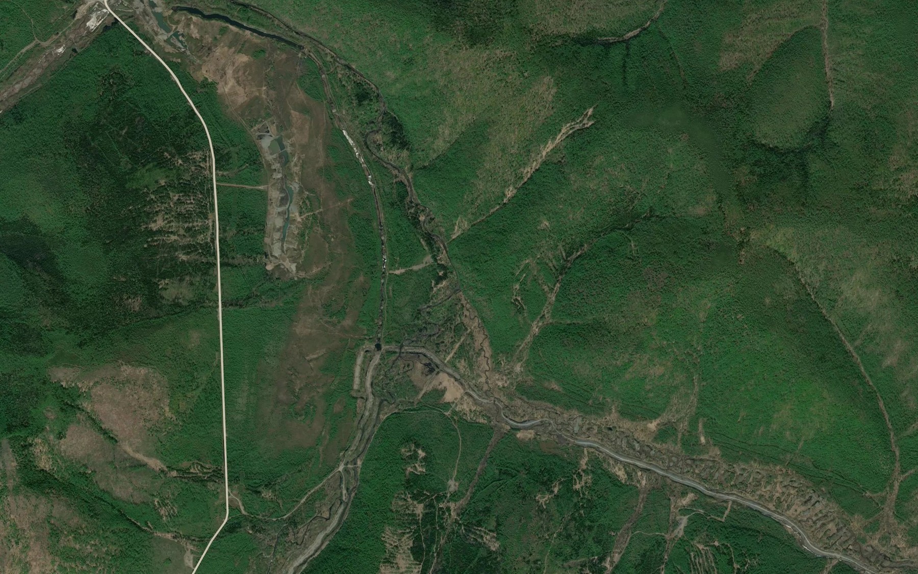 Satellite map of the Sulakitkan