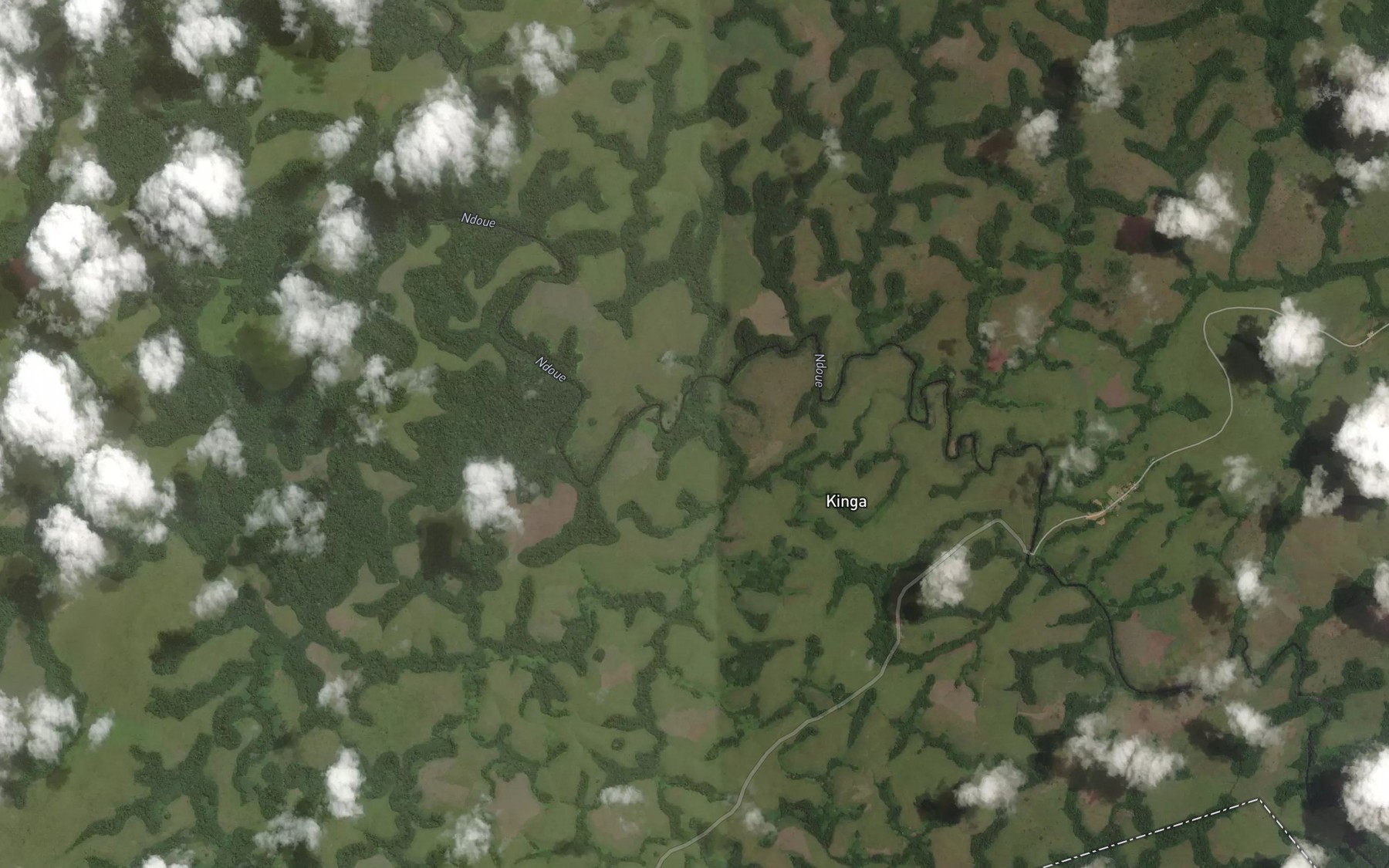 Satellite map of the Zoanaga
