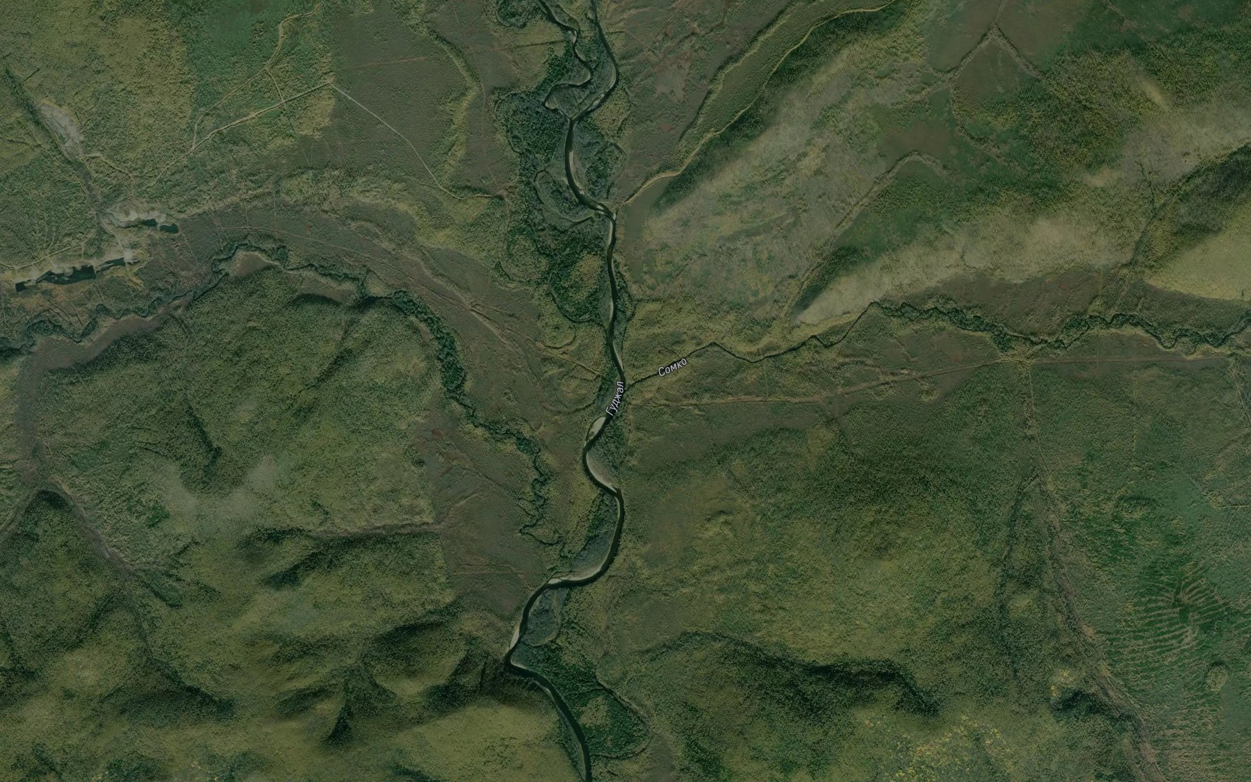 Satellite map of the Somko