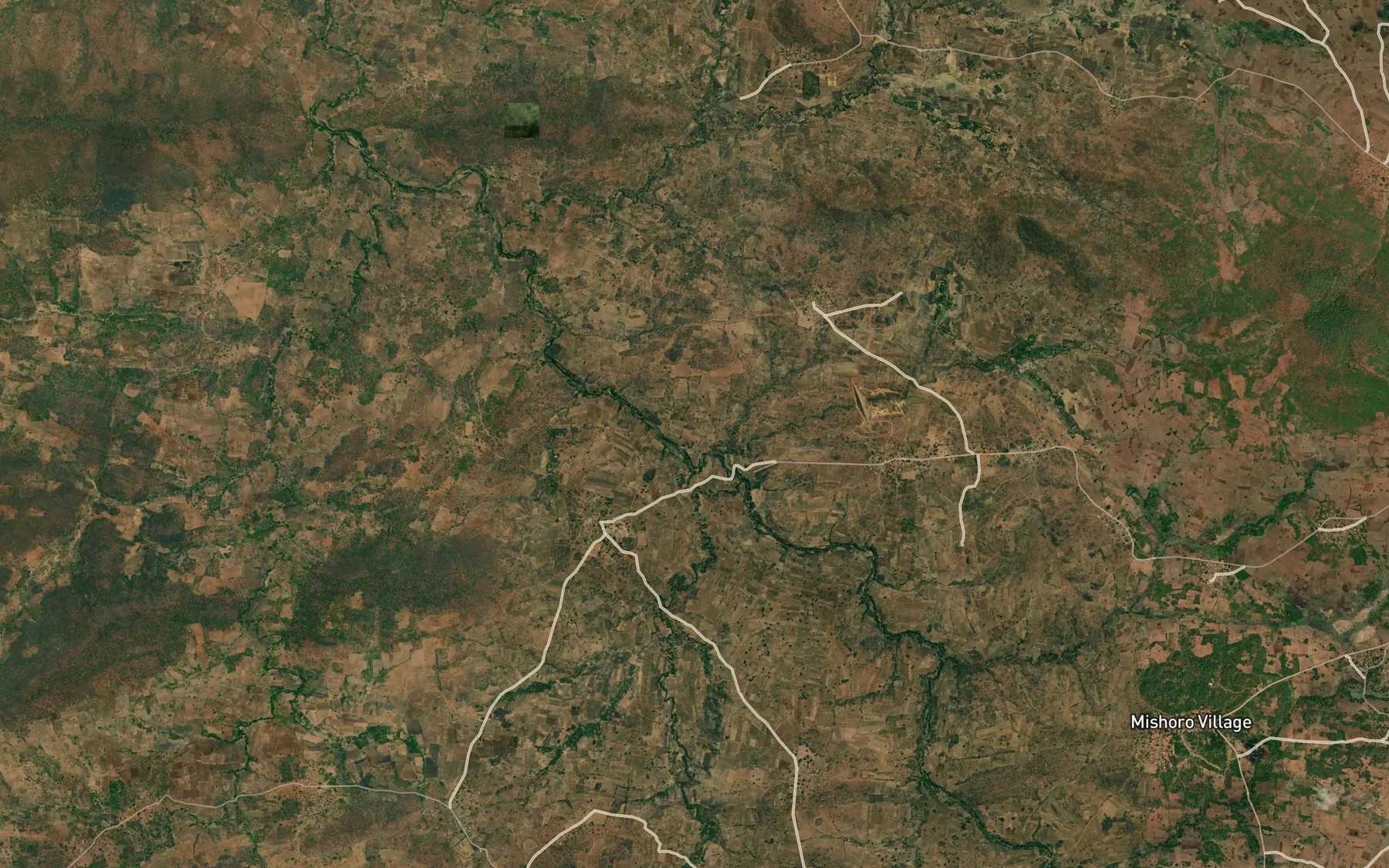 Satellite map of the Mlombozi