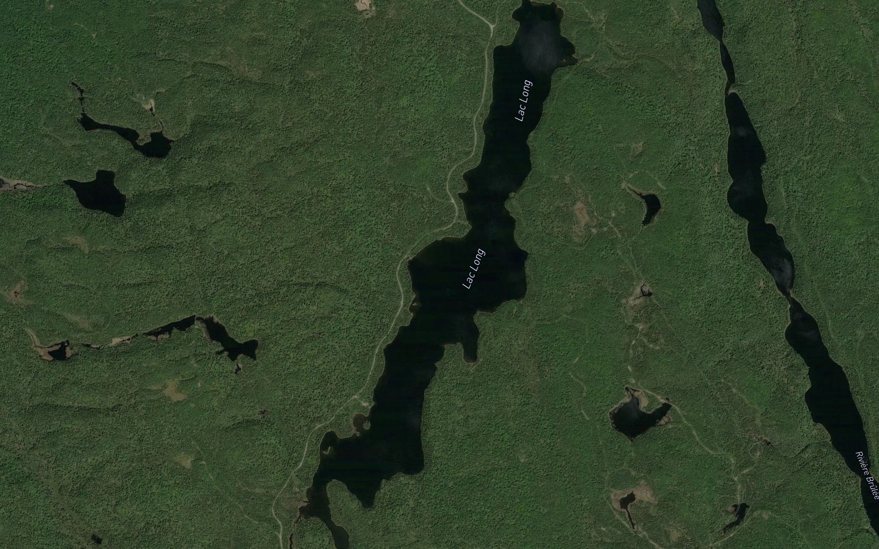 Satellite map of the Lac Long