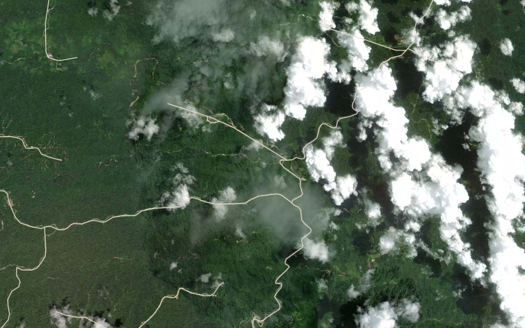 Satellite map of the Sungai Selaban