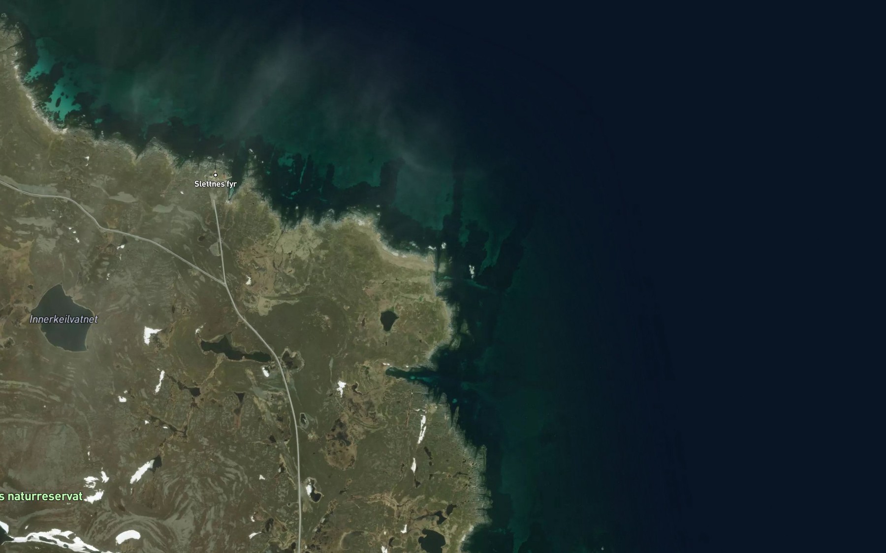 Satellite map of the Korsvalan