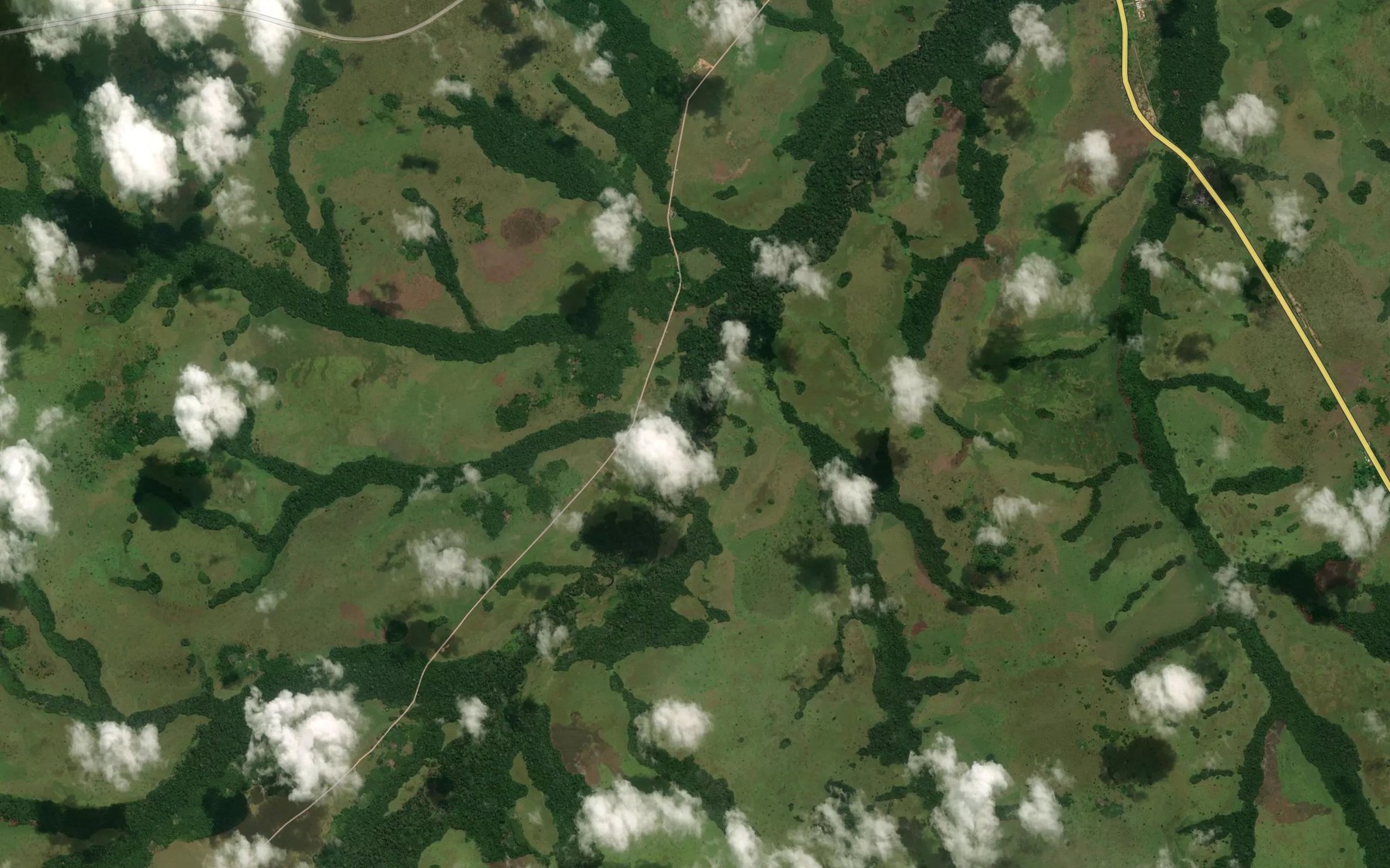 Satellite map of the Bembou