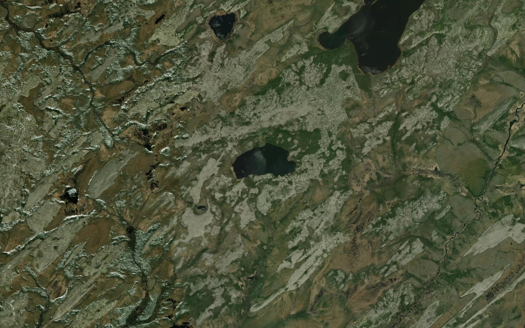 Satellite map of the Lac Kachiskamikaw
