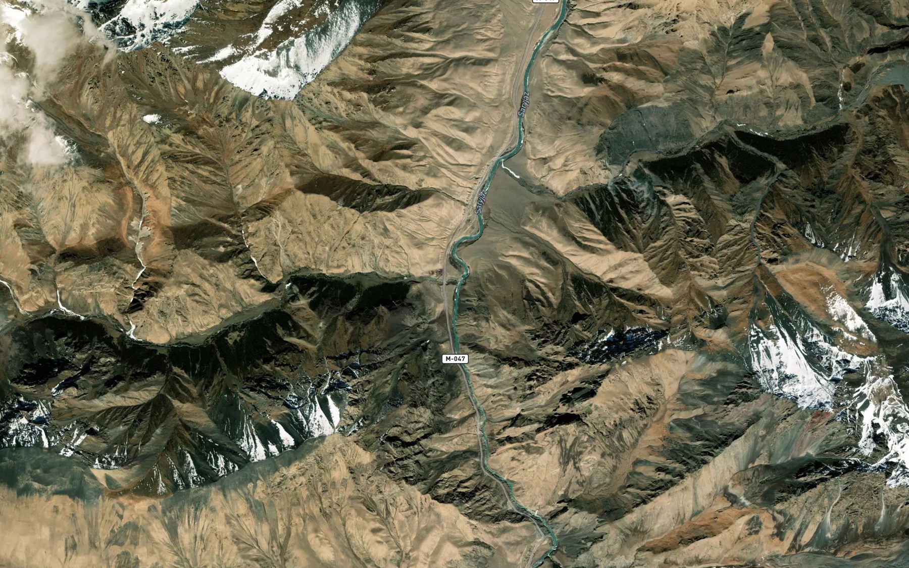 Satellite map of the Malyy Taldysu