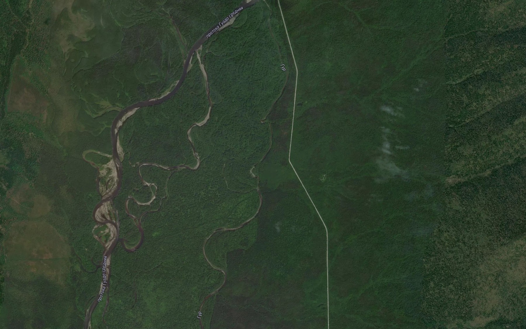 Satellite map of the Nizhniy Chabakey