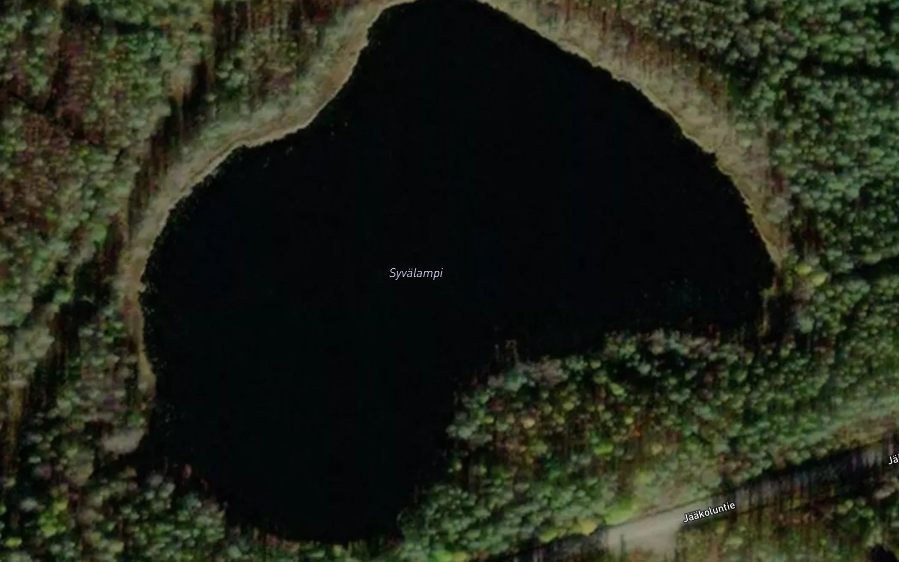 Satellite map of the Syvalampi