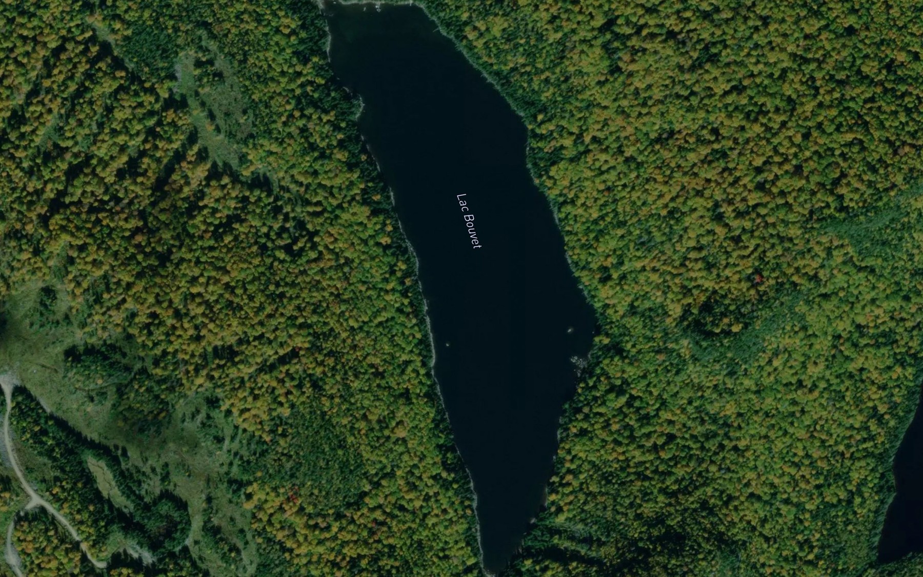 Satellite map of the Lac Bouvet