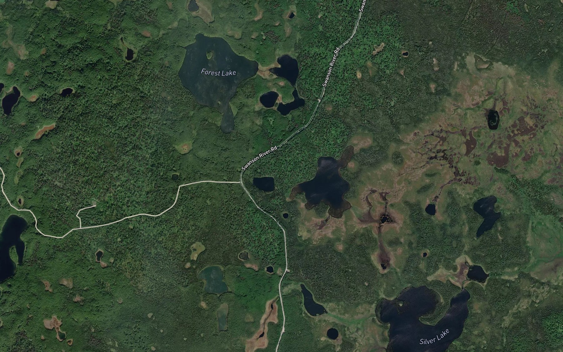 Satellite map of the West Lake