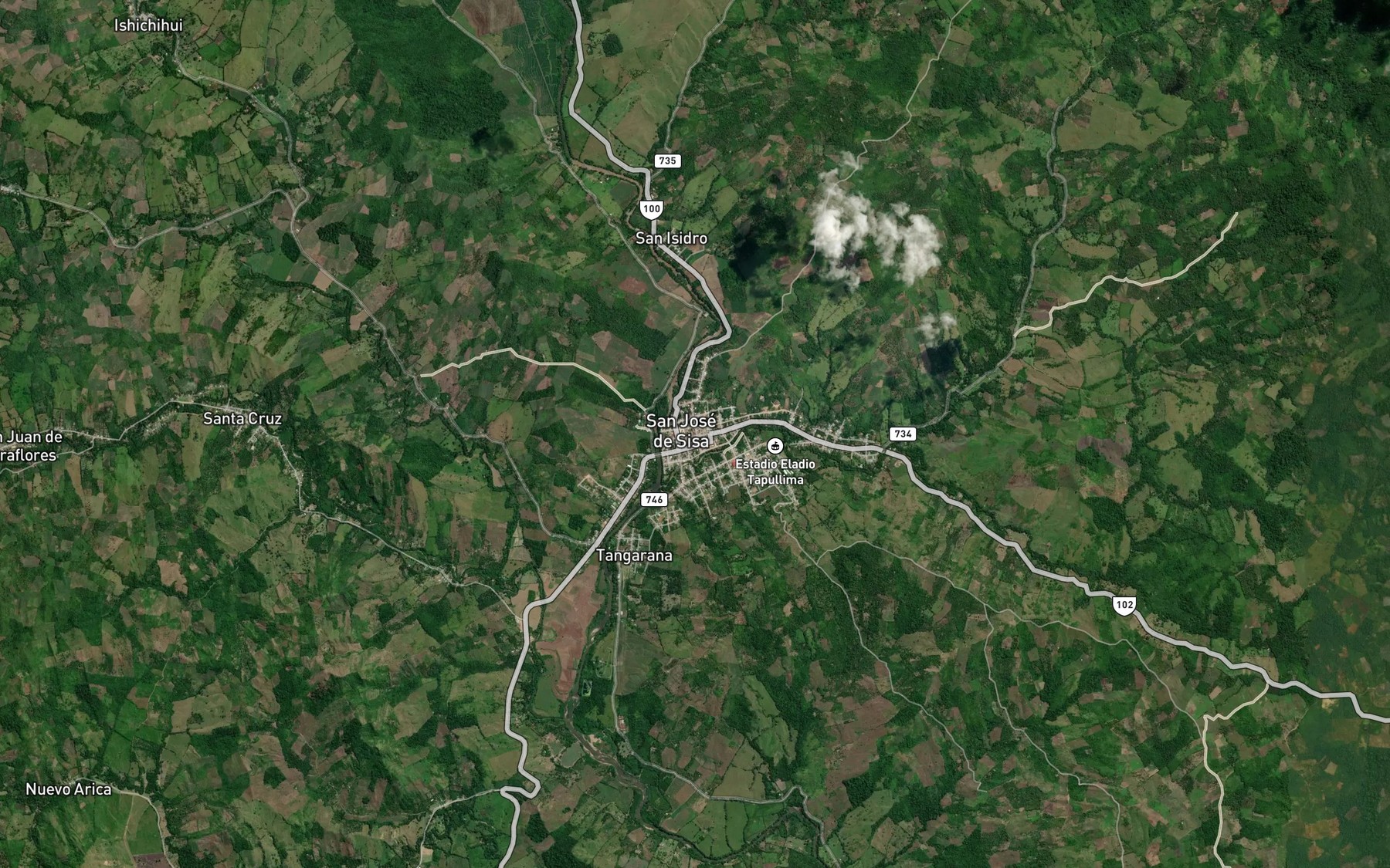 Satellite map of the Quebrada Illio
