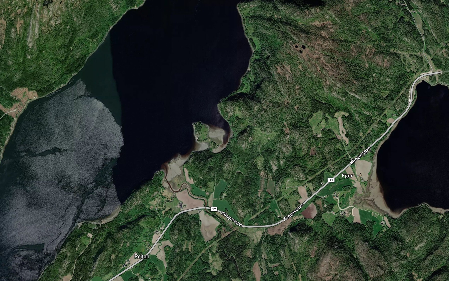 Satellite map of the Fallbukta