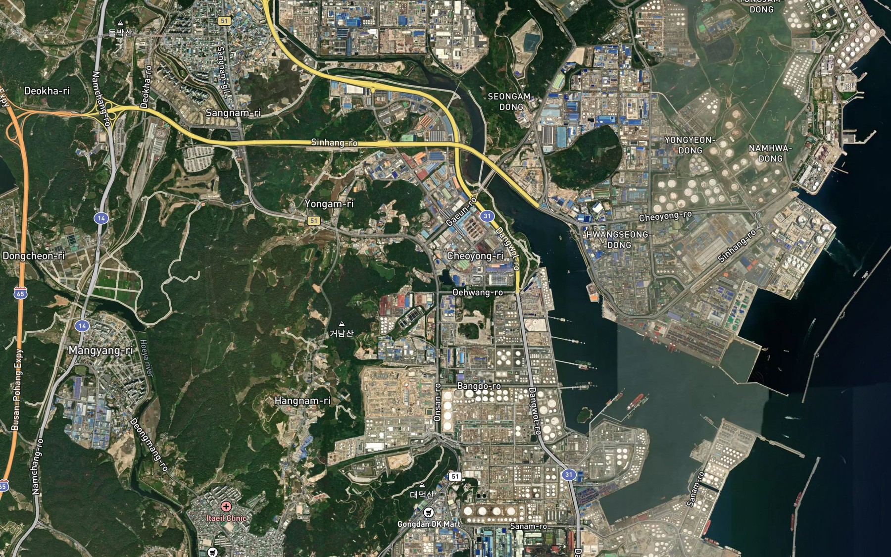 Satellite map of the Saeteosoryuji