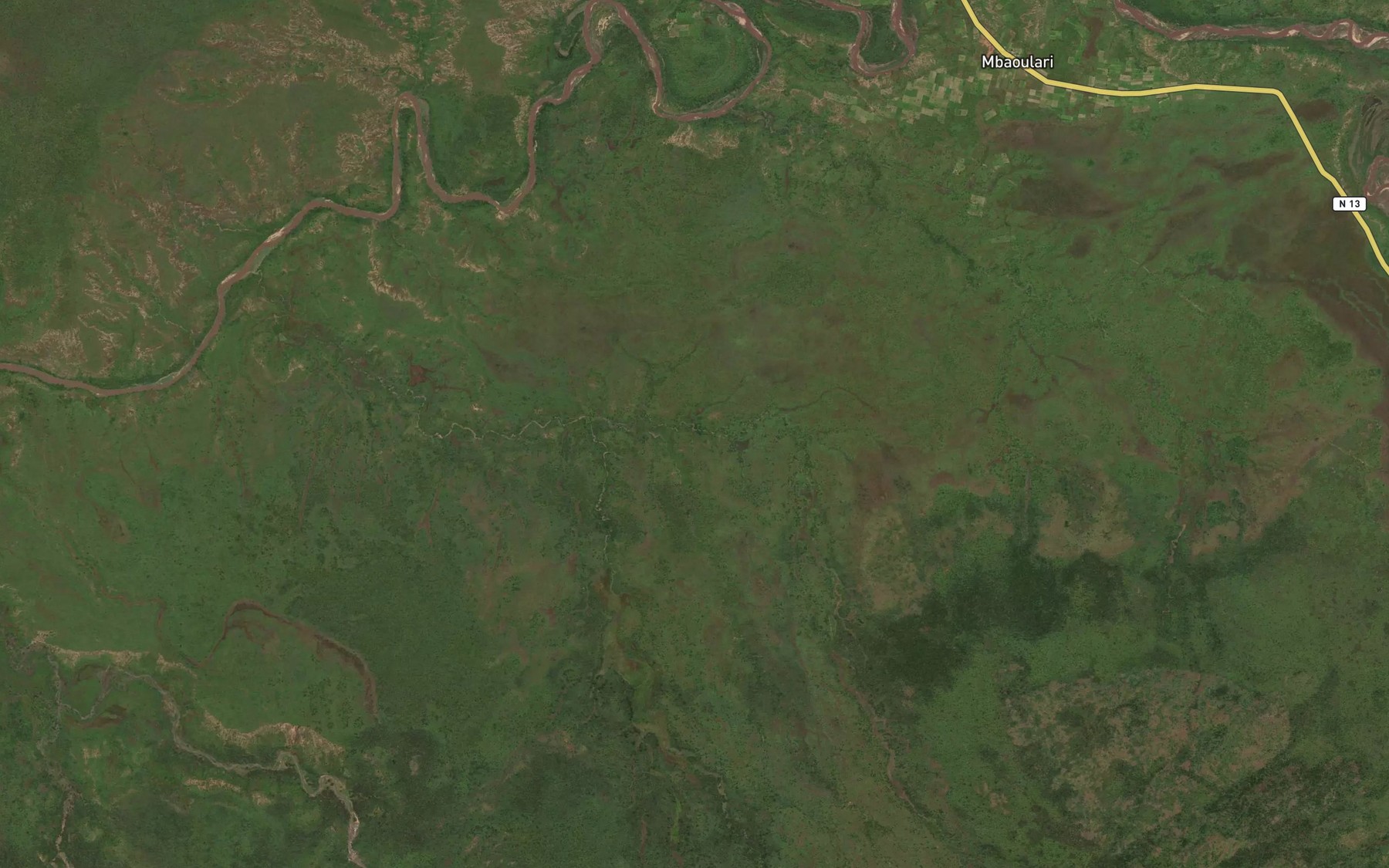 Satellite map of the Mayo Say