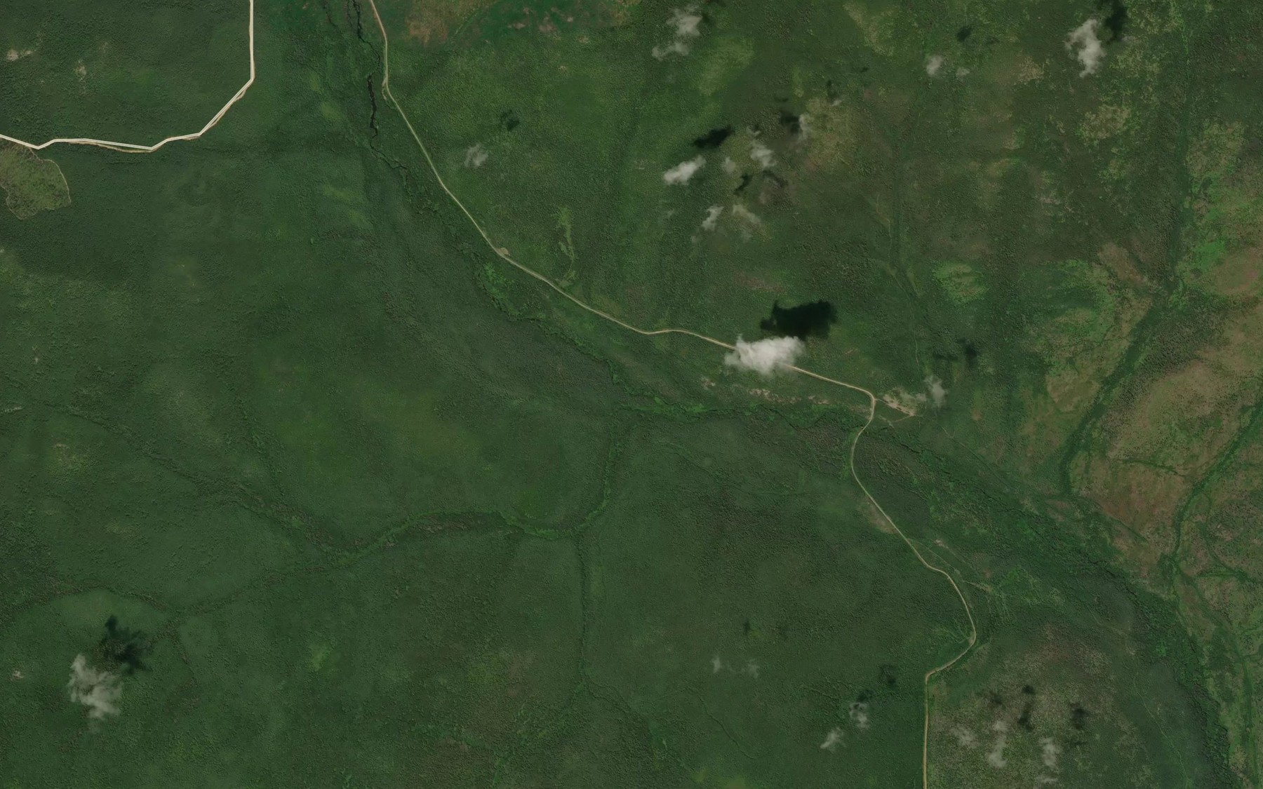 Satellite map of the Ilikan