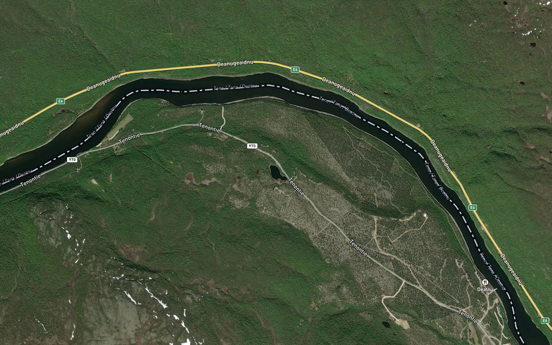 Satellite map of the Gorzanjavri